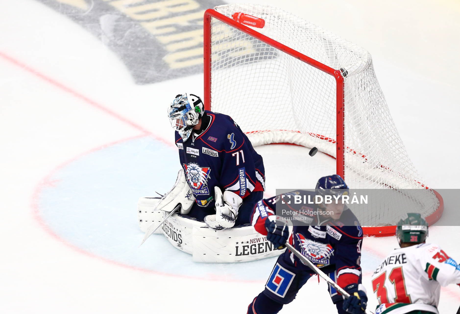 Mål 1-0 av Frölundas Oliver Bohm förbi Linköpings David