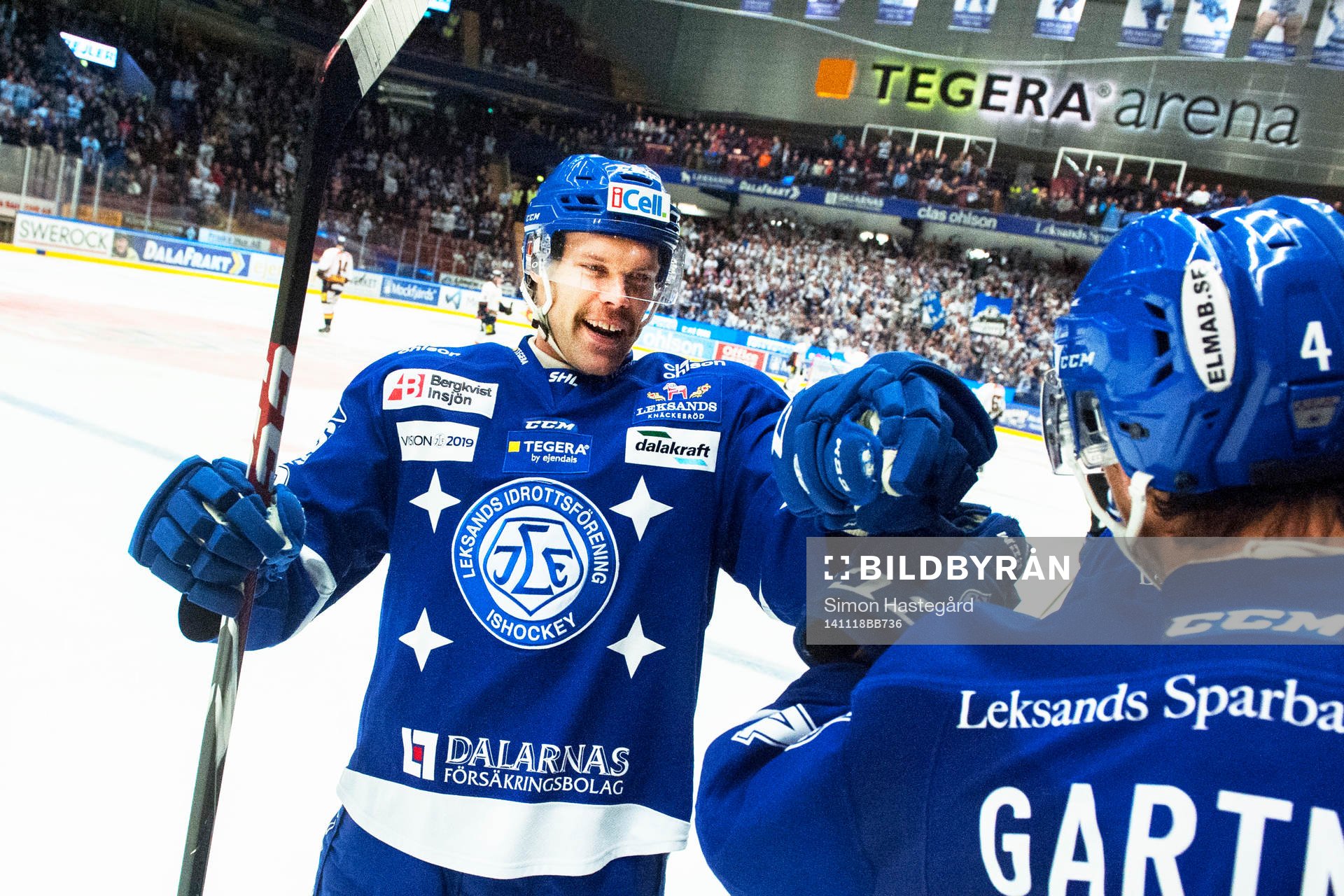 Leksands Joonas Rönnberg jublar
