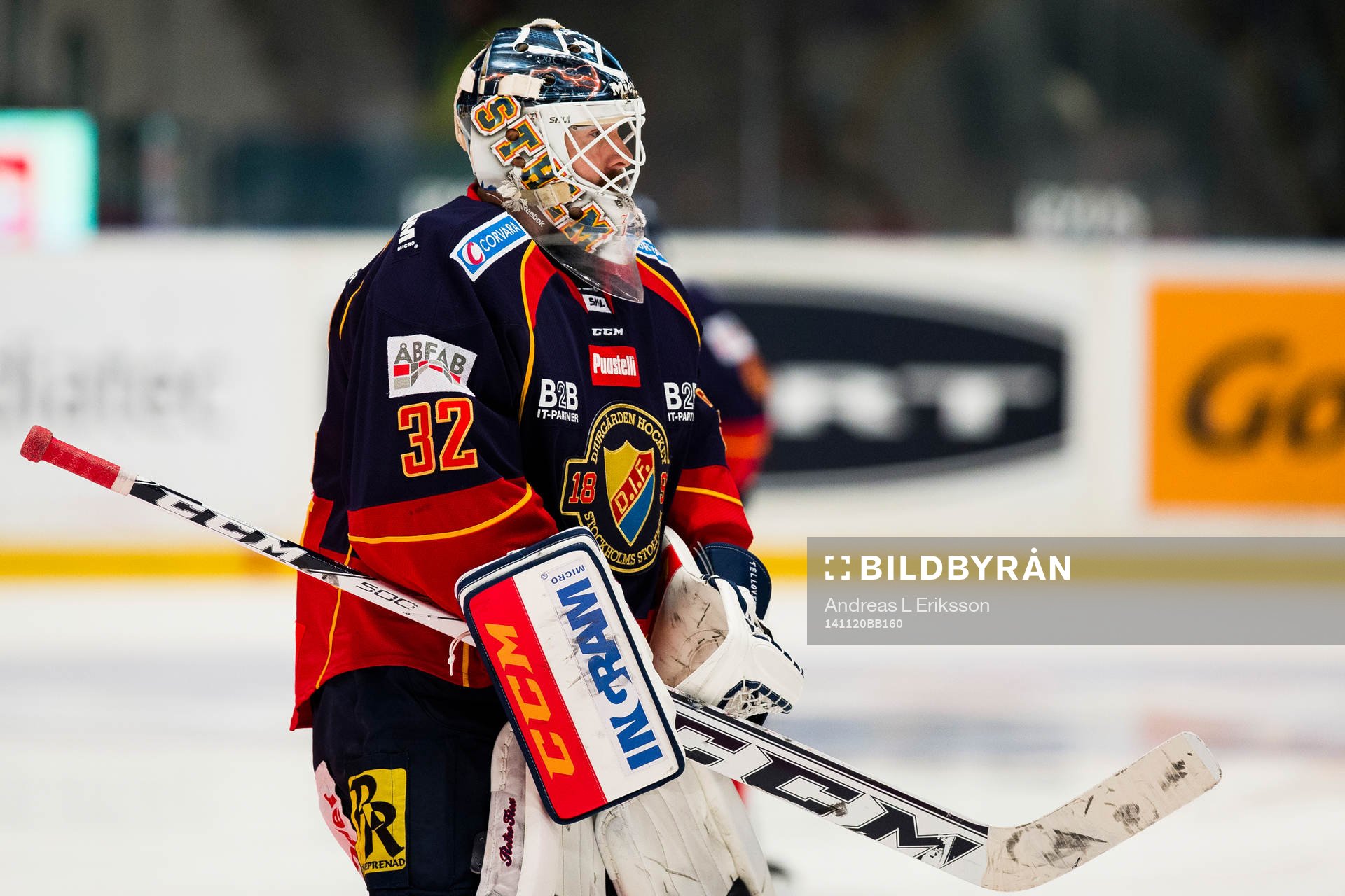 Djurgårdens målvakt Mikael Tellqvist