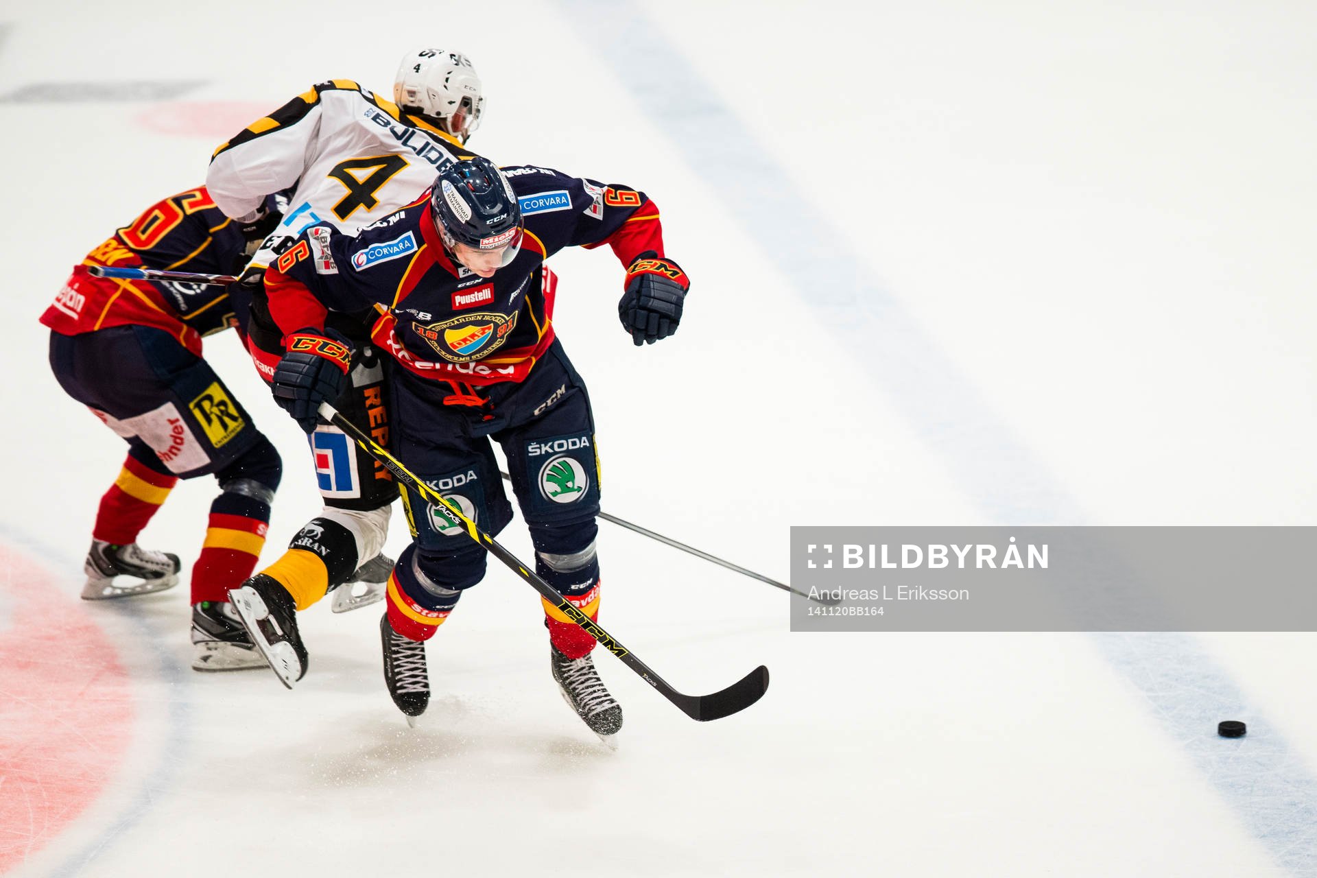 Djurgårdens Marcus Sörensen och Andreas Englund trycker