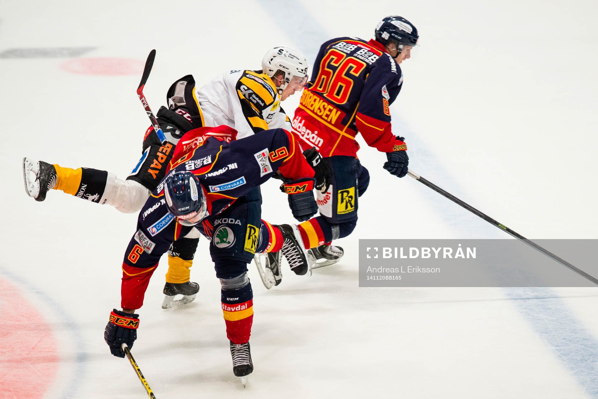 Djurgårdens Andreas Englund och Marcus Sörensen trycker