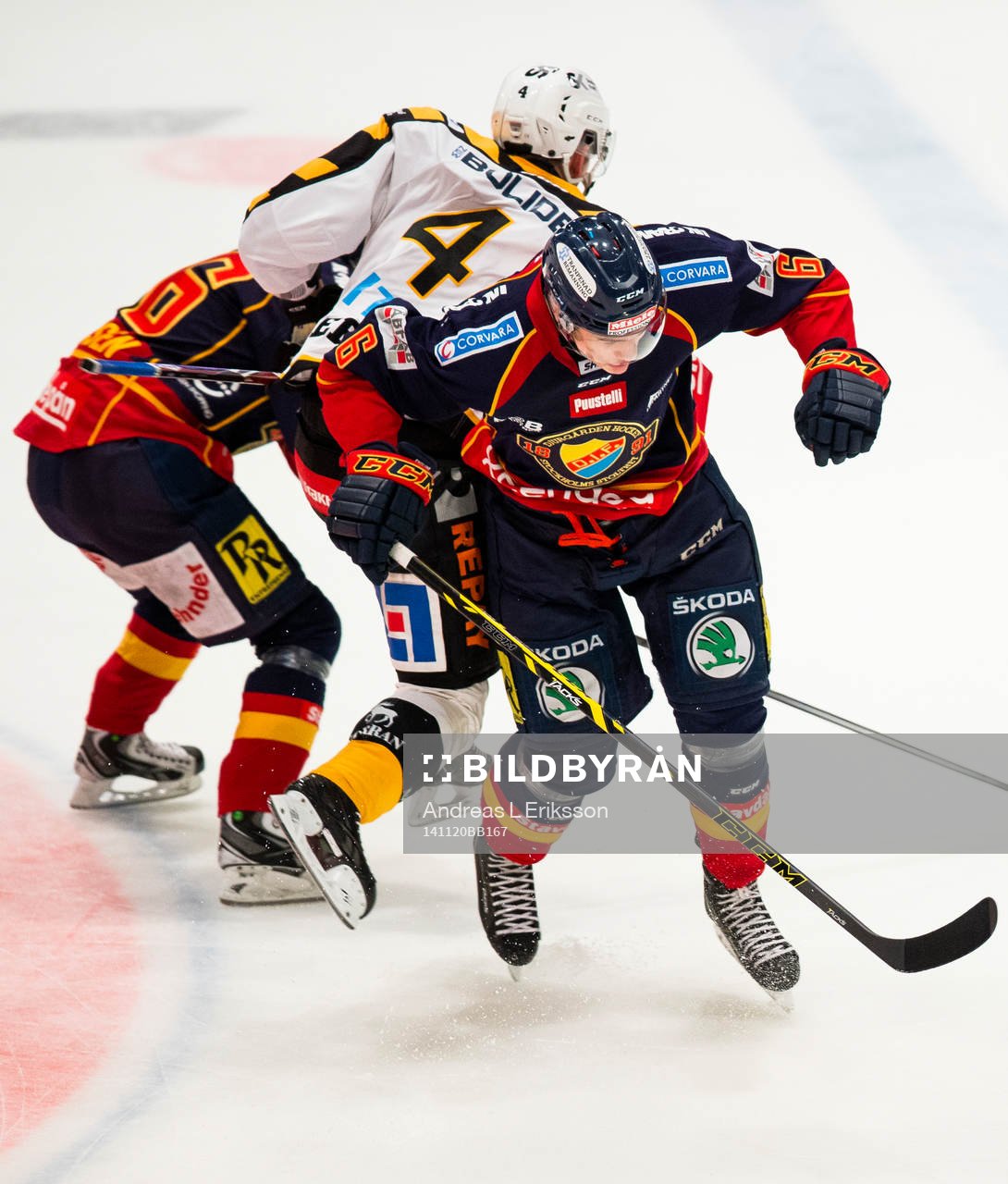 Djurgårdens Marcus Sörensen och Andreas Englund trycker