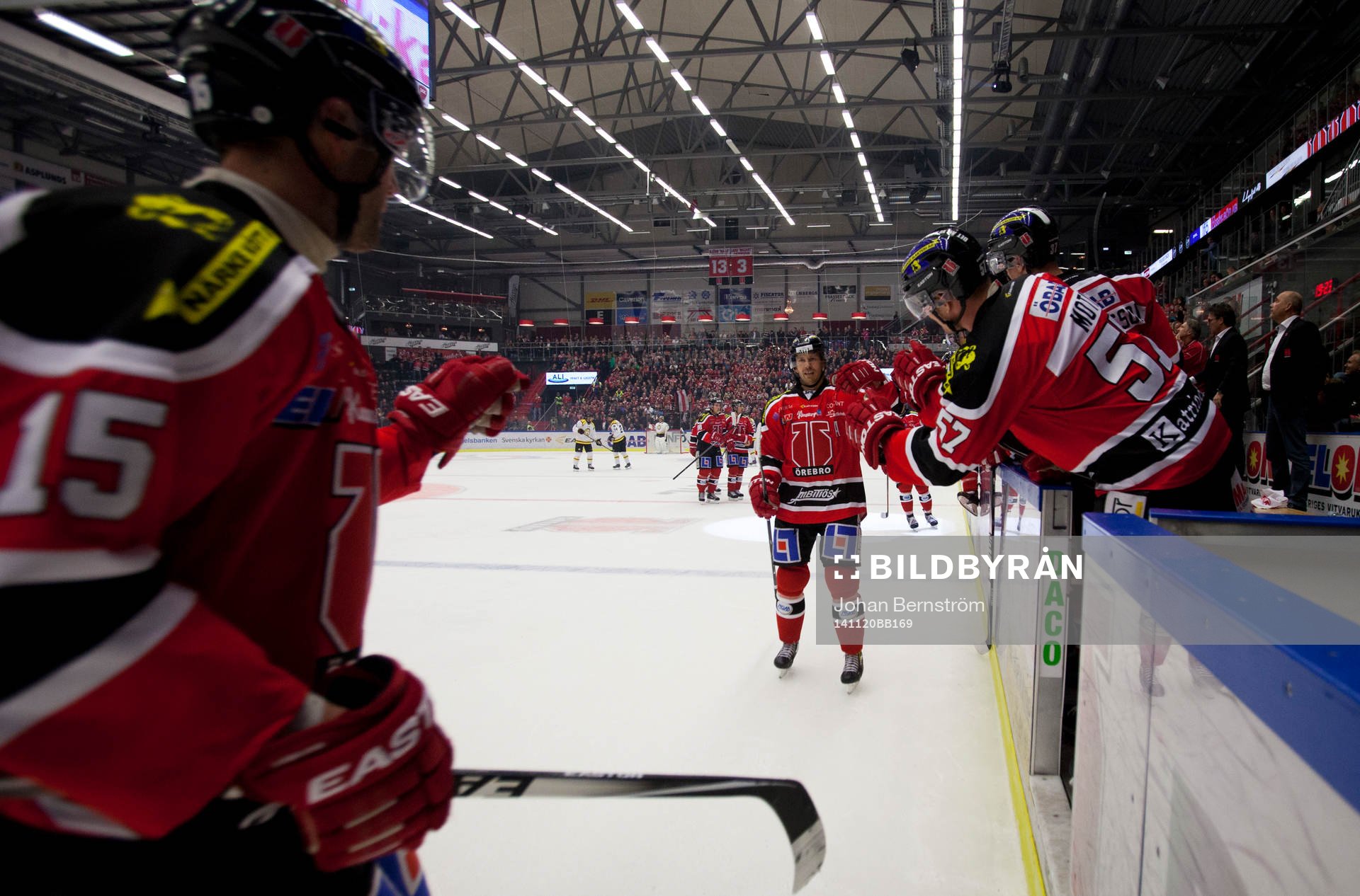 Örebros Jared Aulin jublar