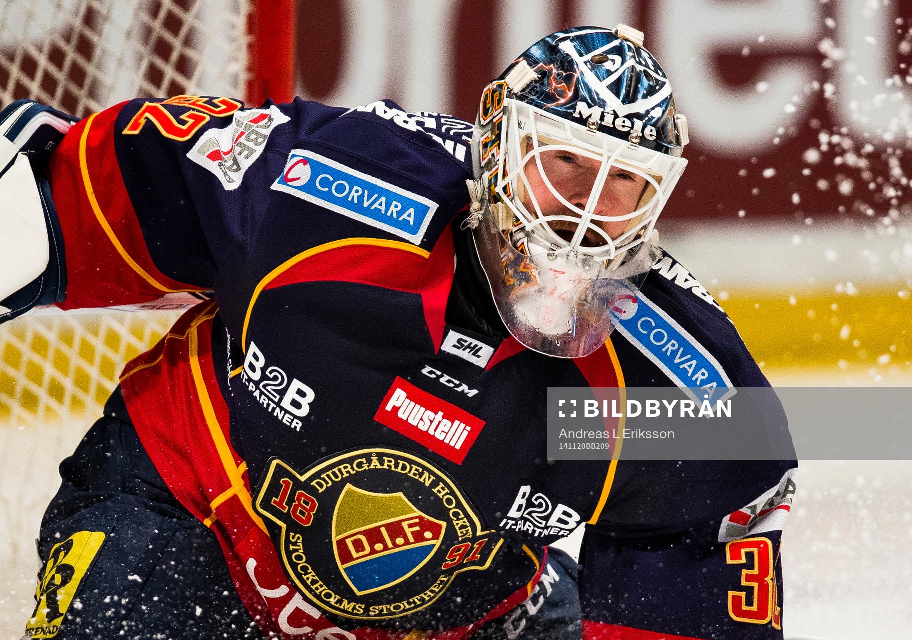 Djurgårdens målvakt Mikael Tellqvist