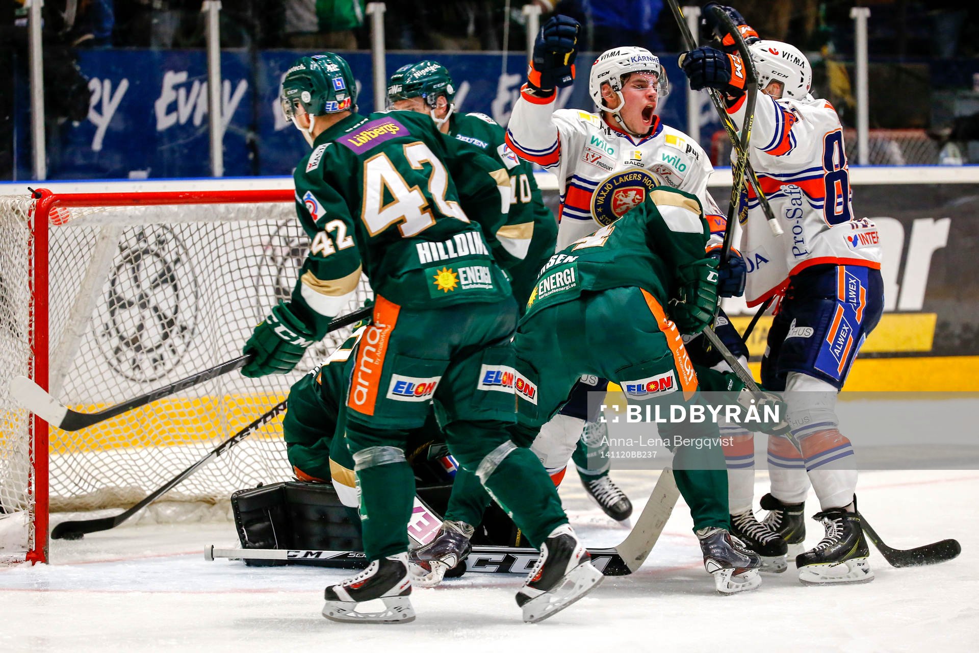 Växjös Robin Söderquist jublar