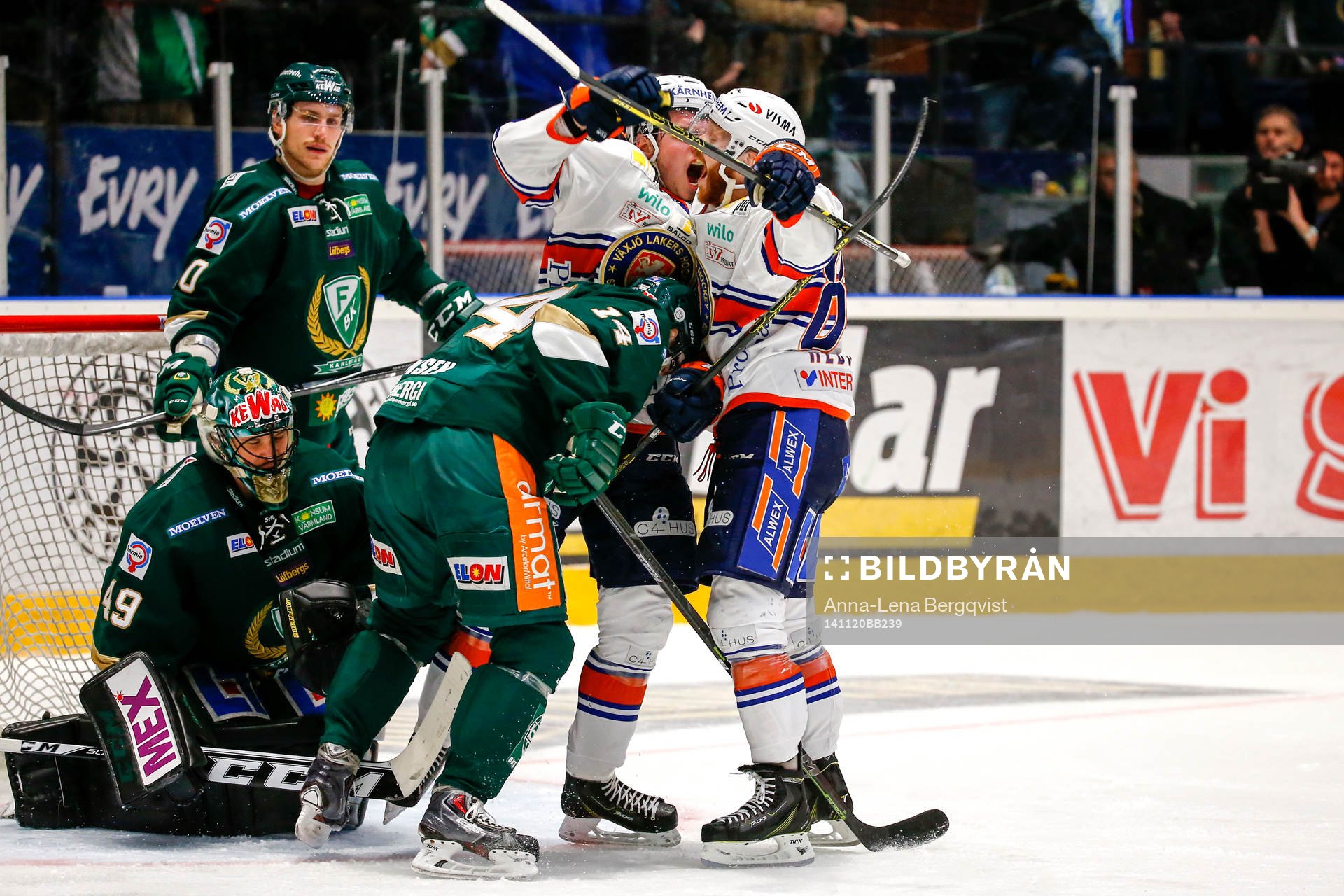 Växjös Robin Söderquist jublar
