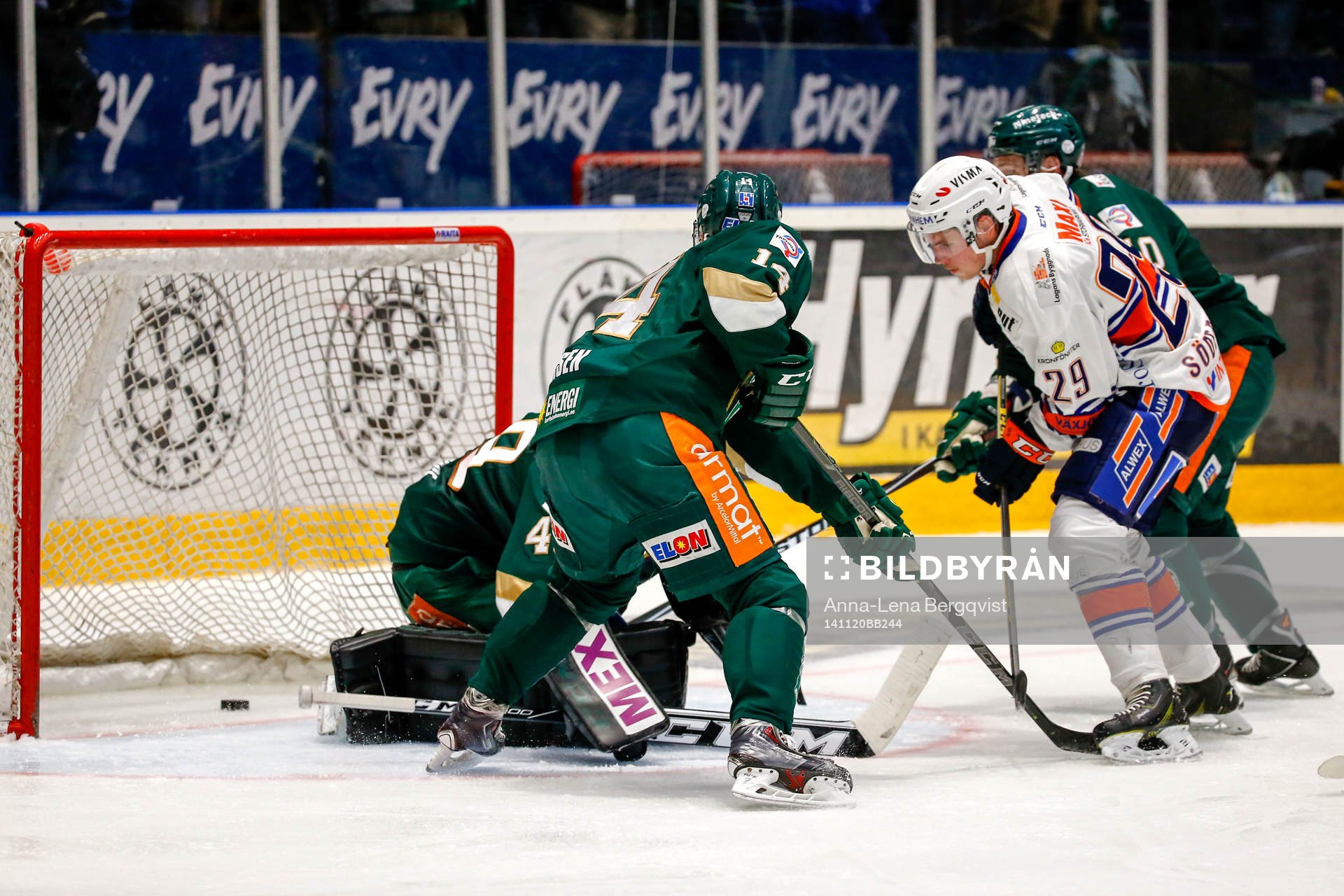 Växjös Robin Söderquist kvitterar till 1-1