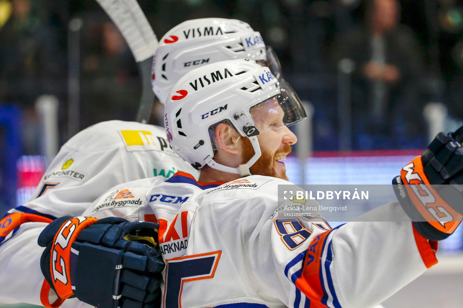 Växjös Liam Reddox jublar