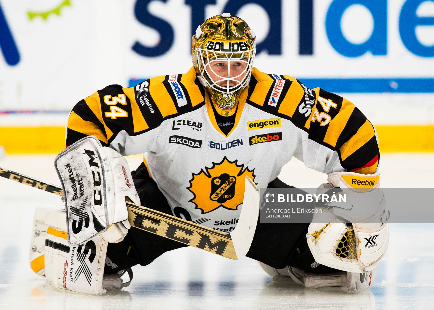 Skellefteås målvakt Erik Hanses