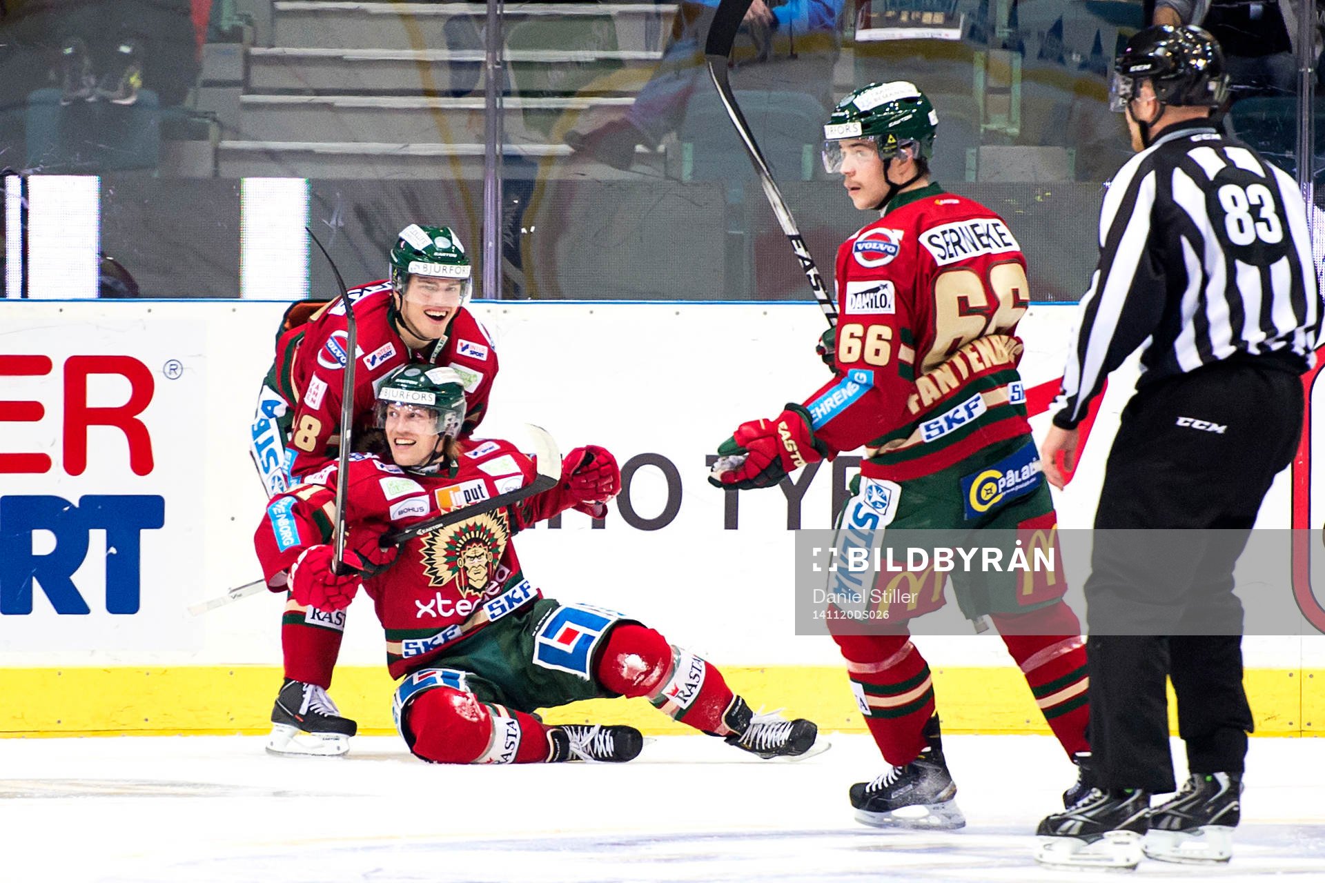 Frölundas Mathis Olimb jublar