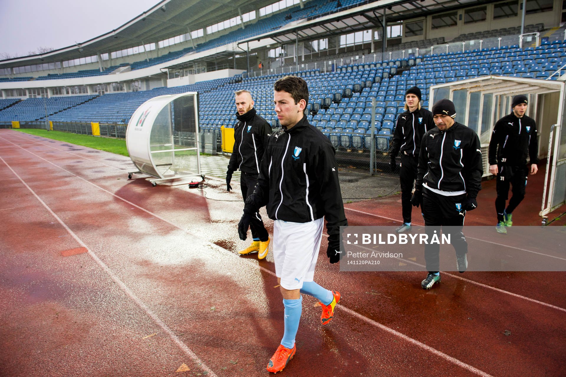 Malmö FFs Erdal Rakip, Magnus Eriksson, Pawel Cibicki och