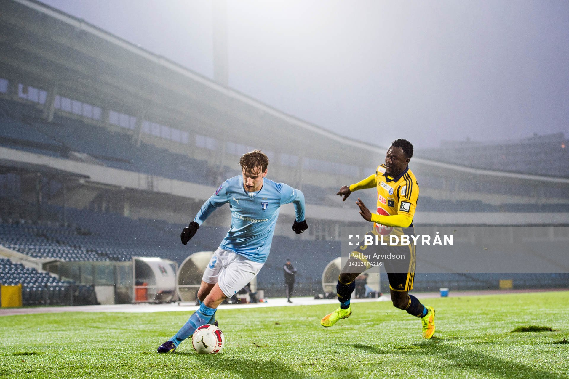 Malmö FFs Emil Forsberg och Helsingfors Gideon Baah