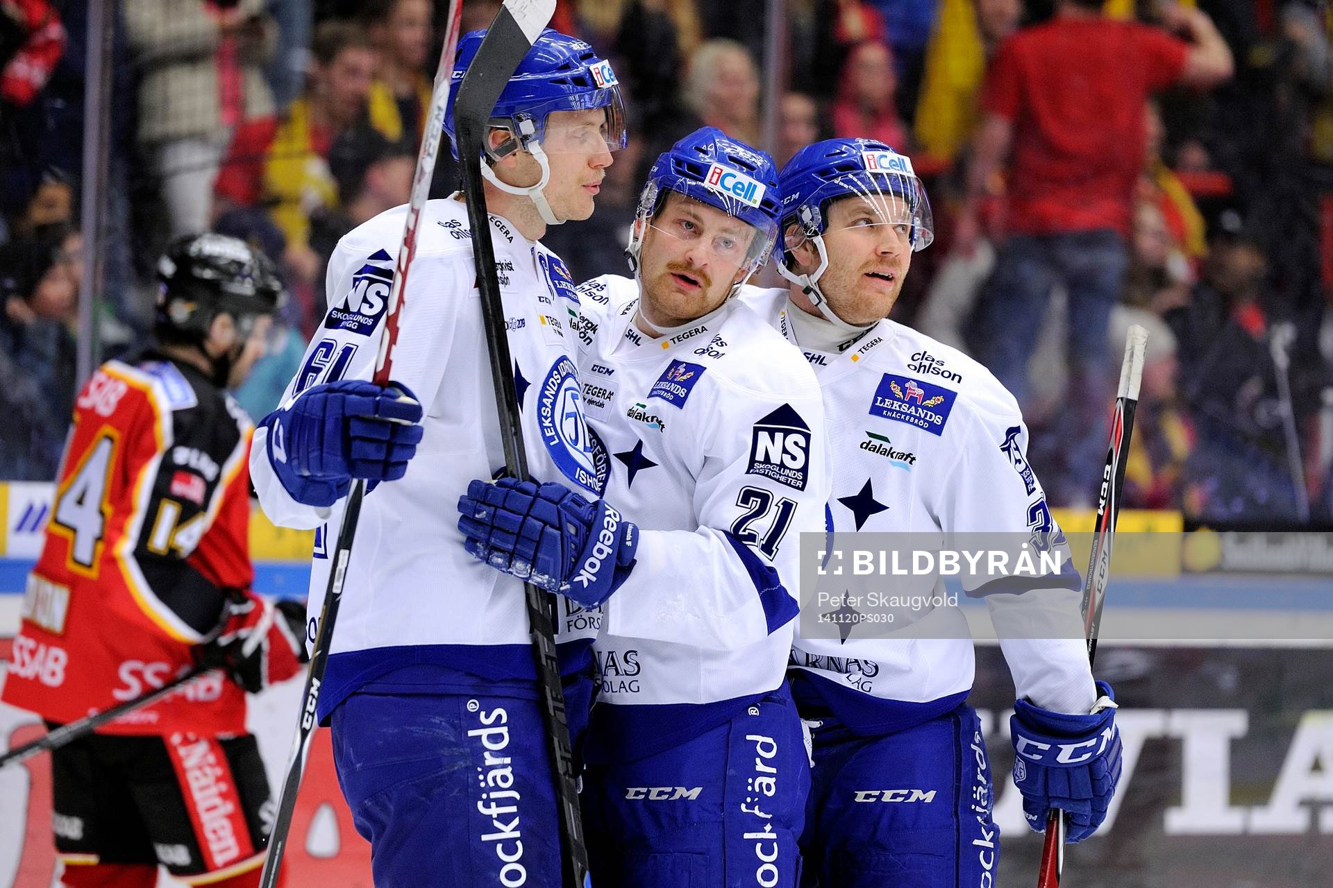 Leksands Johan Ryno (v) Mattias Ritola (m) och Jens
