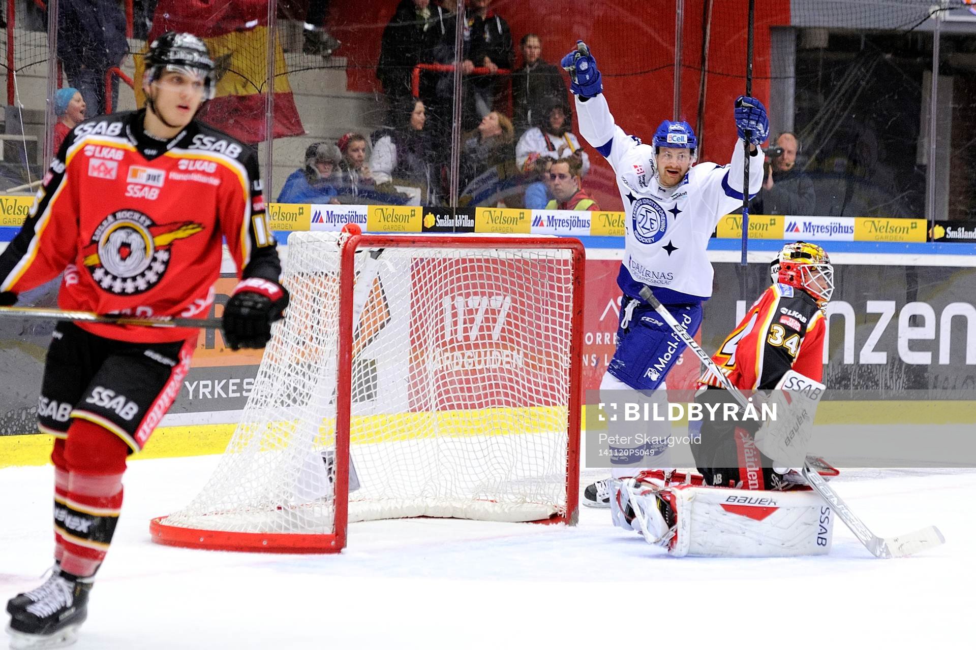 Leksands Mattias Ritola jublar