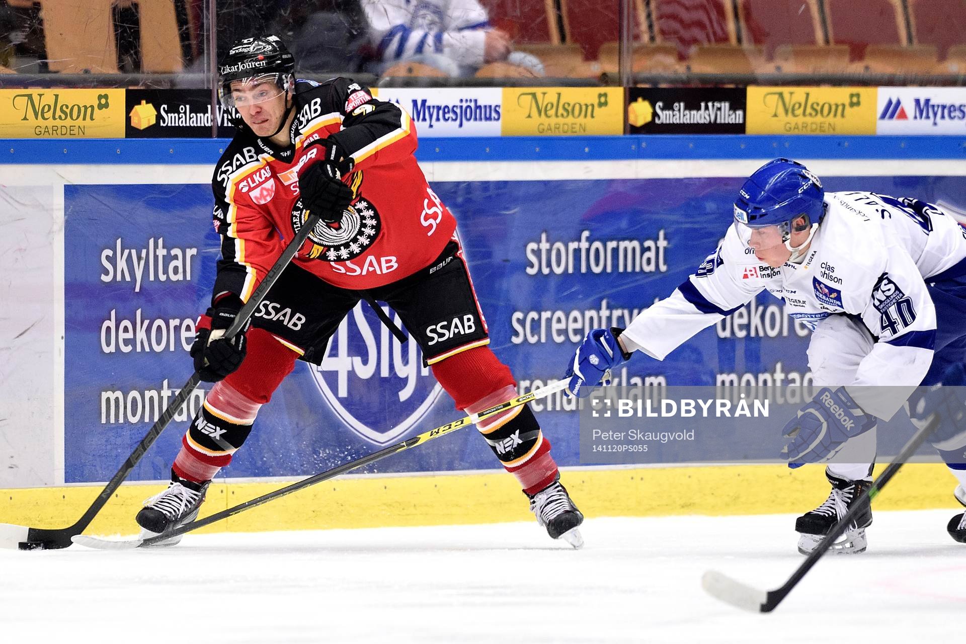 Luleås Johan Forsberg med pucken