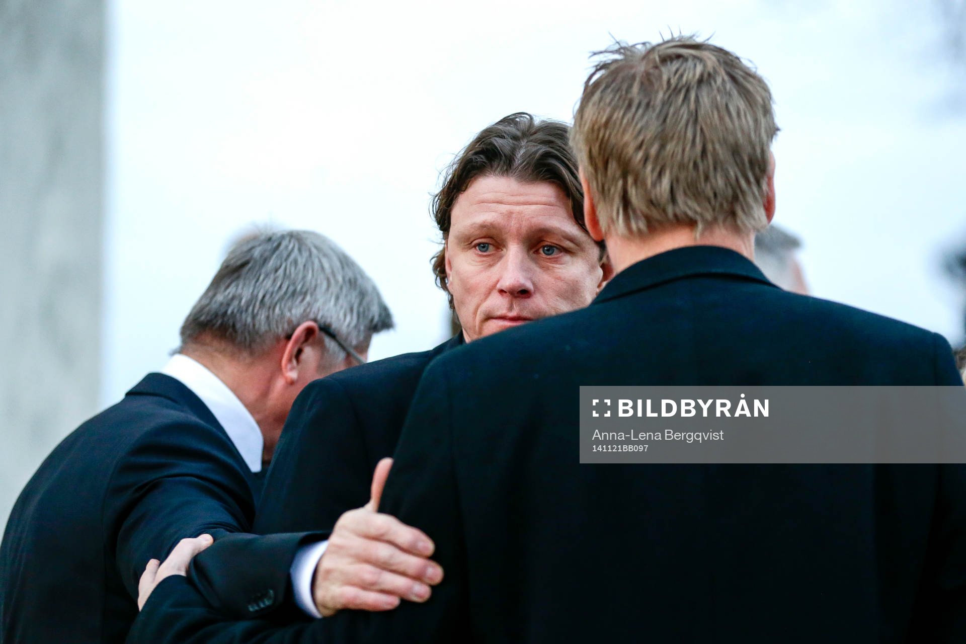 Stefan Andreasson, sportchef Elfsborg efter Klas Ingessons begravning den 21 november 2014 i Ödeshög.