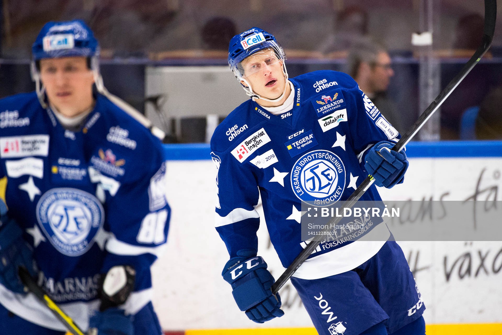 Leksands Veli-Matti Savinainen och Toni Kähkönen före
