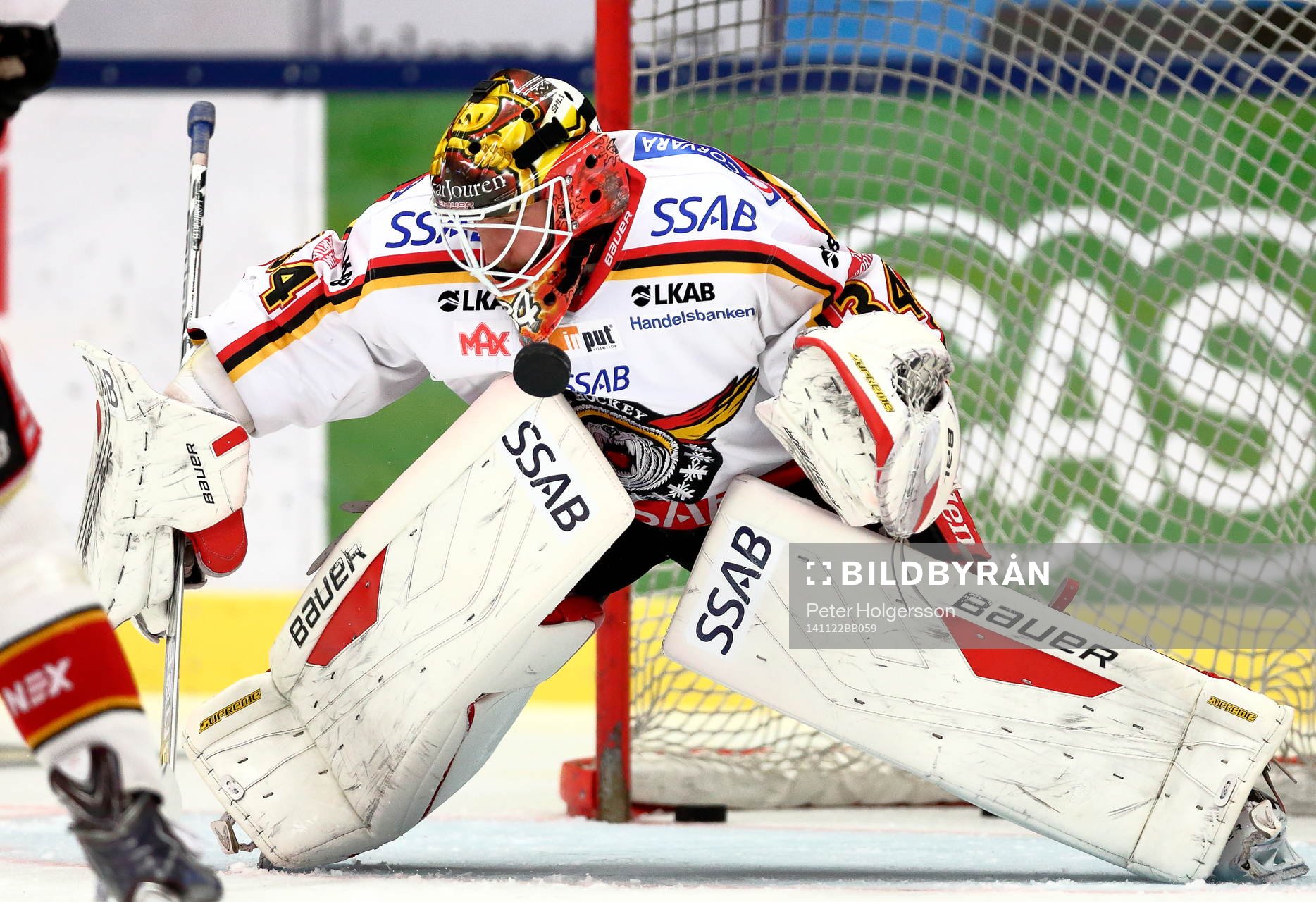 Luleås målvakt Joel Lassinantti