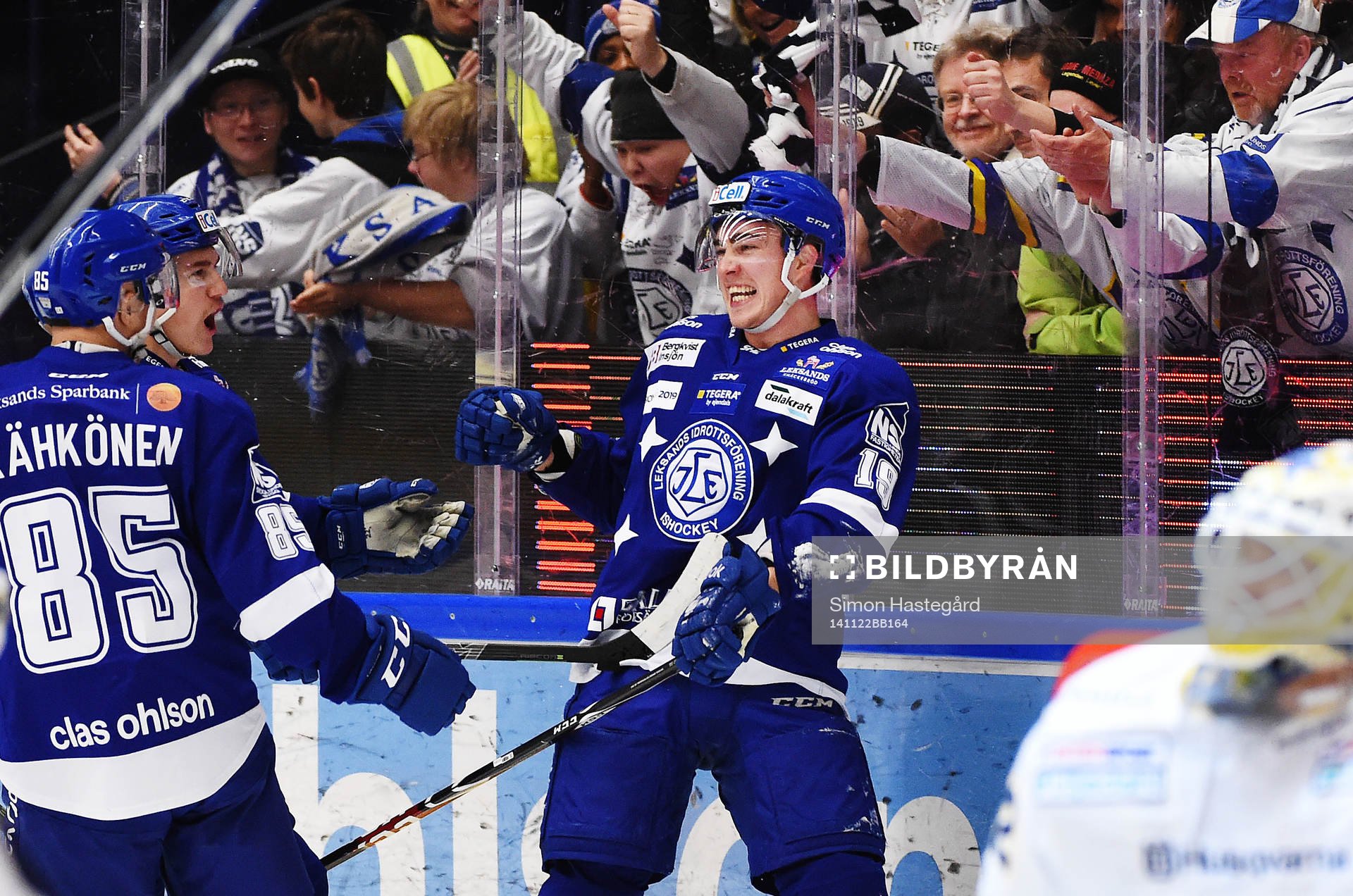 Leksands Tobias Forsberg jublar