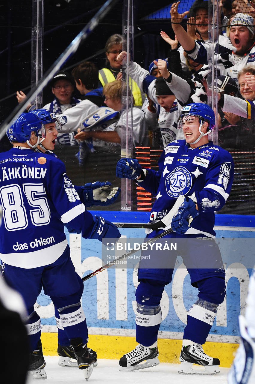 Leksands Tobias Forsberg jublar