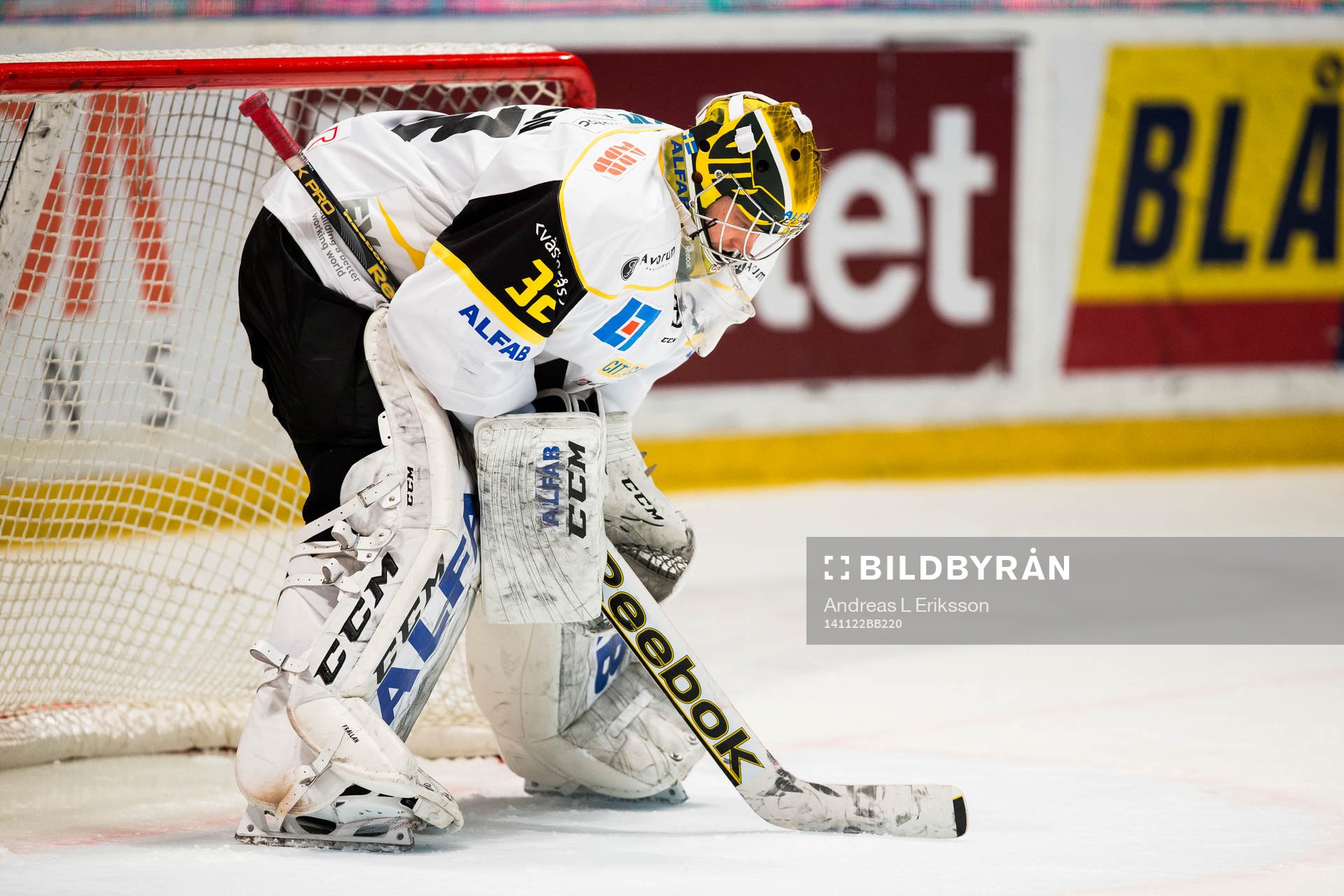 Västerås målvakt Jonas Fransson