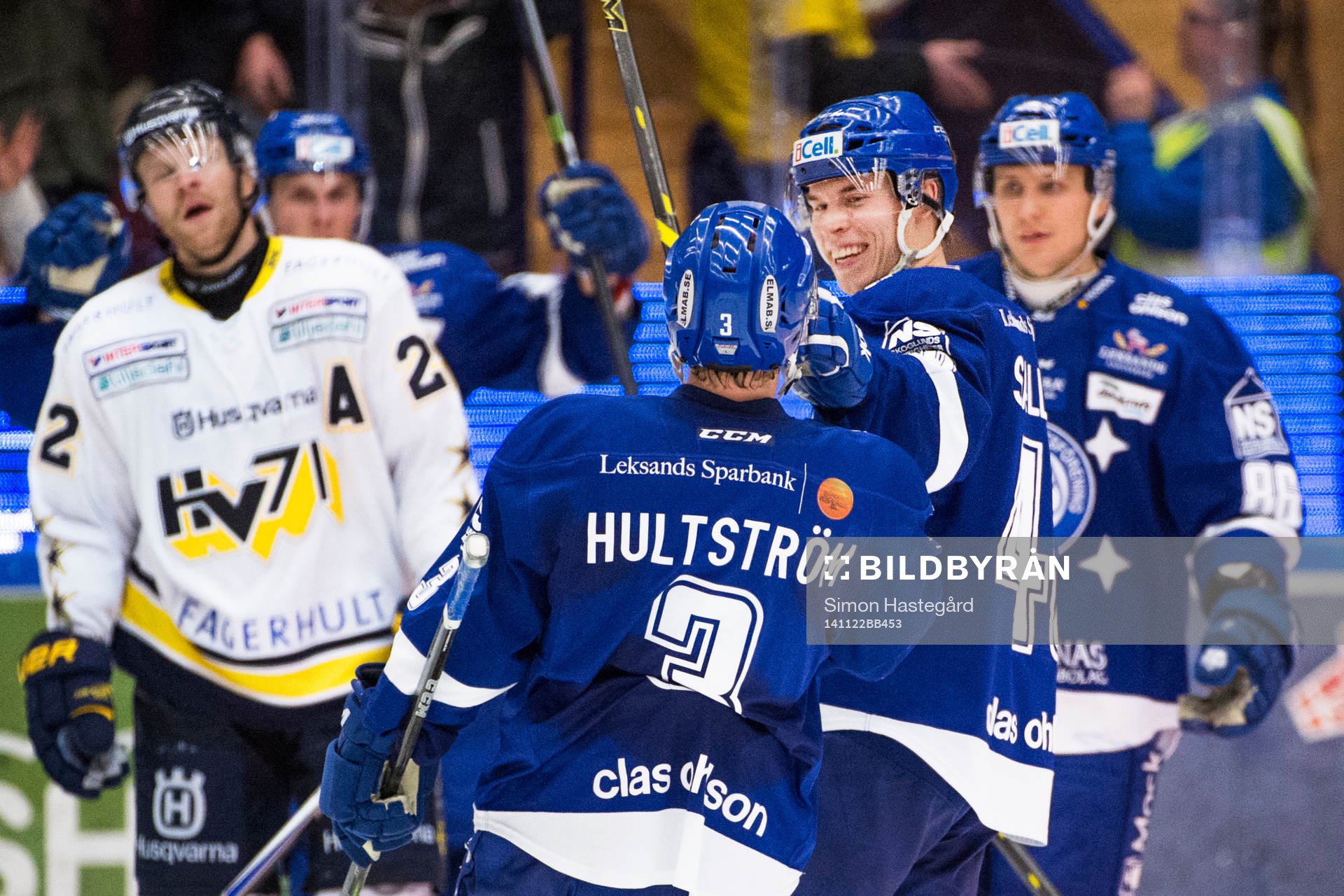 Leksands Tomi Sallinen jublar