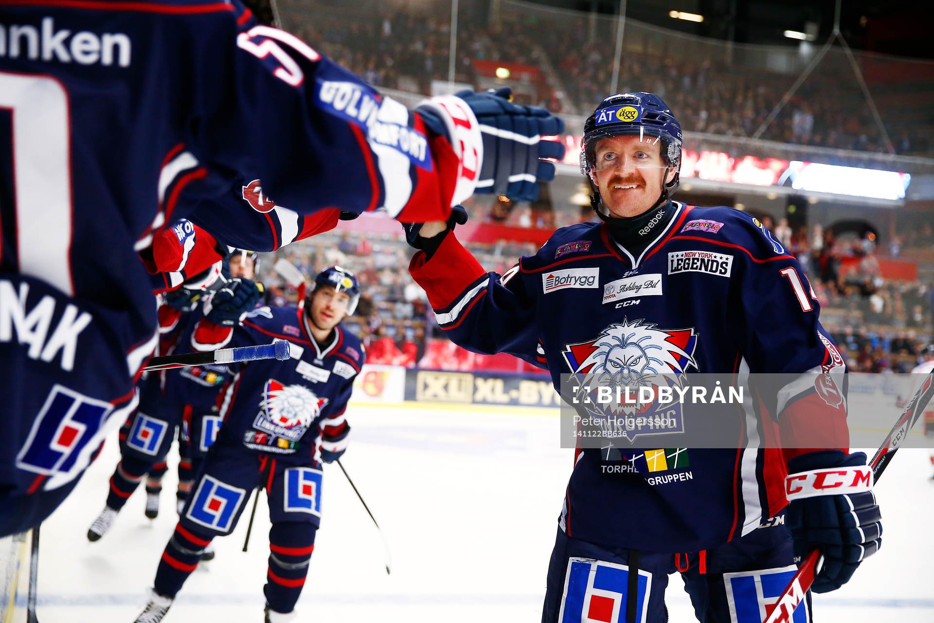 Linköpings Mark Matheson jublar