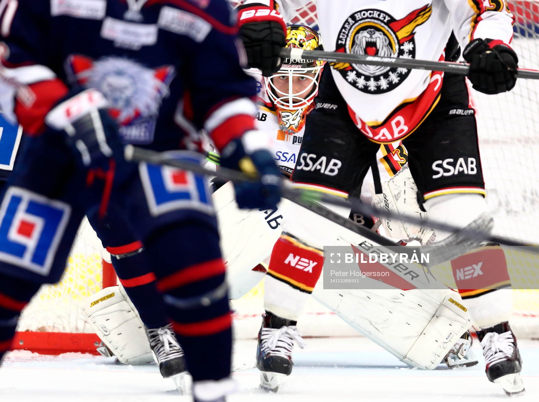 Luleås målvakt Joel Lassinantti