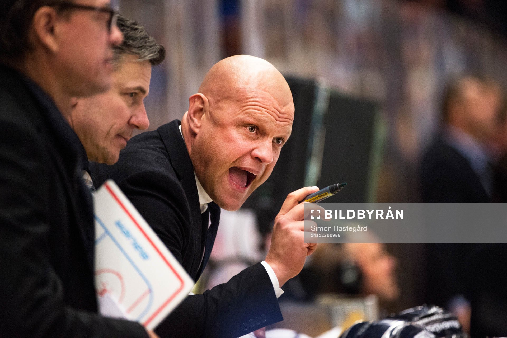 HV71s huvudtränare Andreas Johansson