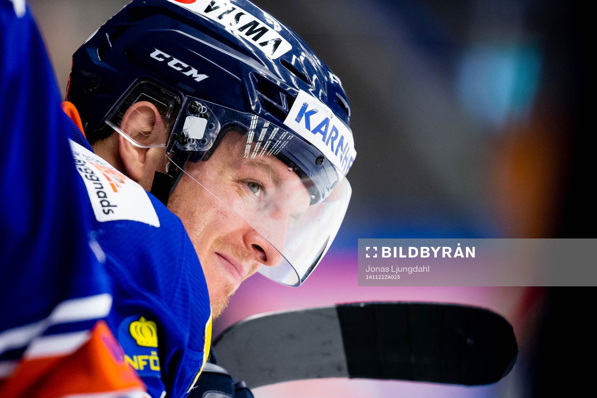 Växjös Nick Johnson innan straffläggningen