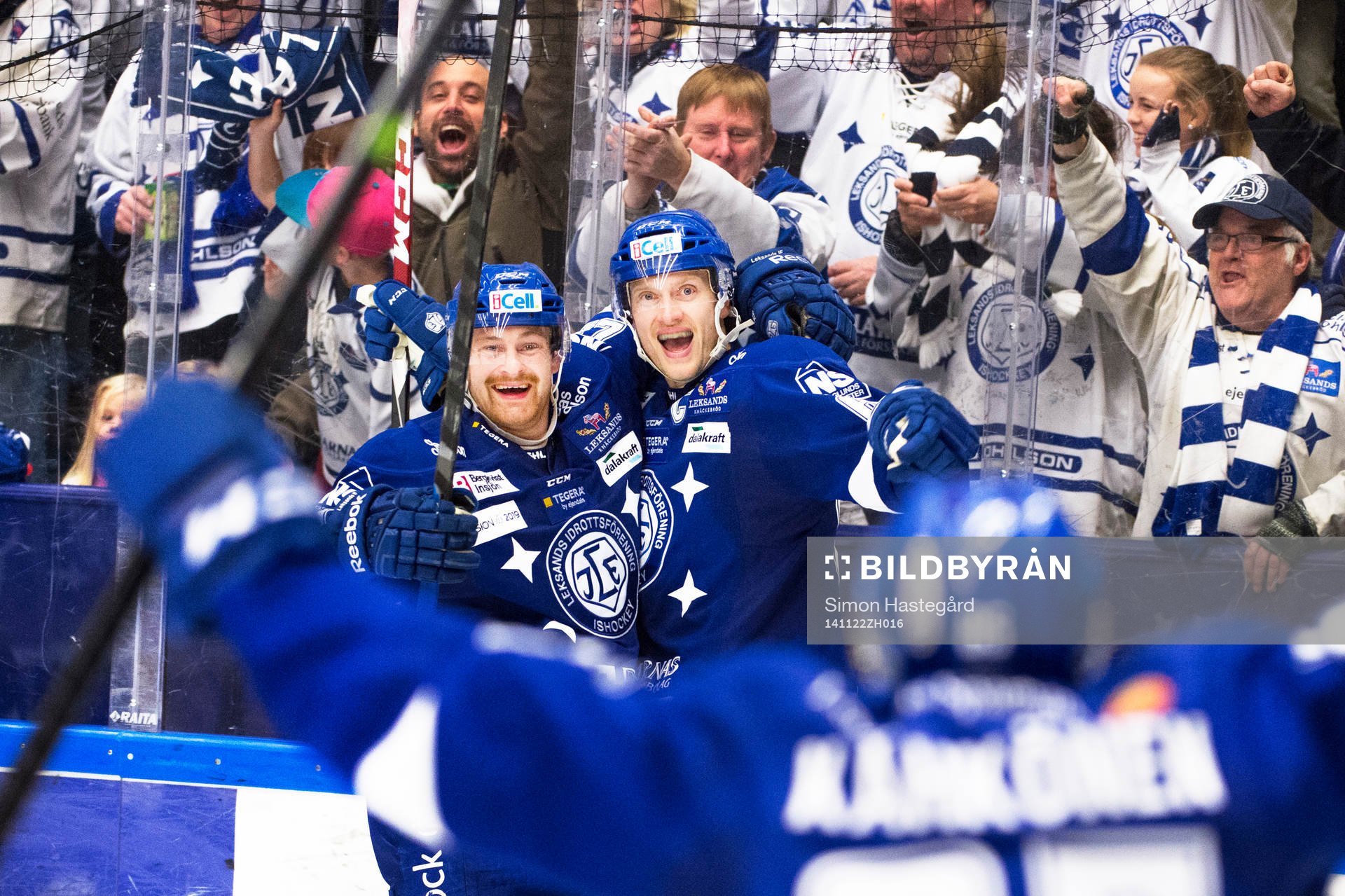 Leksands Mattias Ritola och Johan Ryno jublade