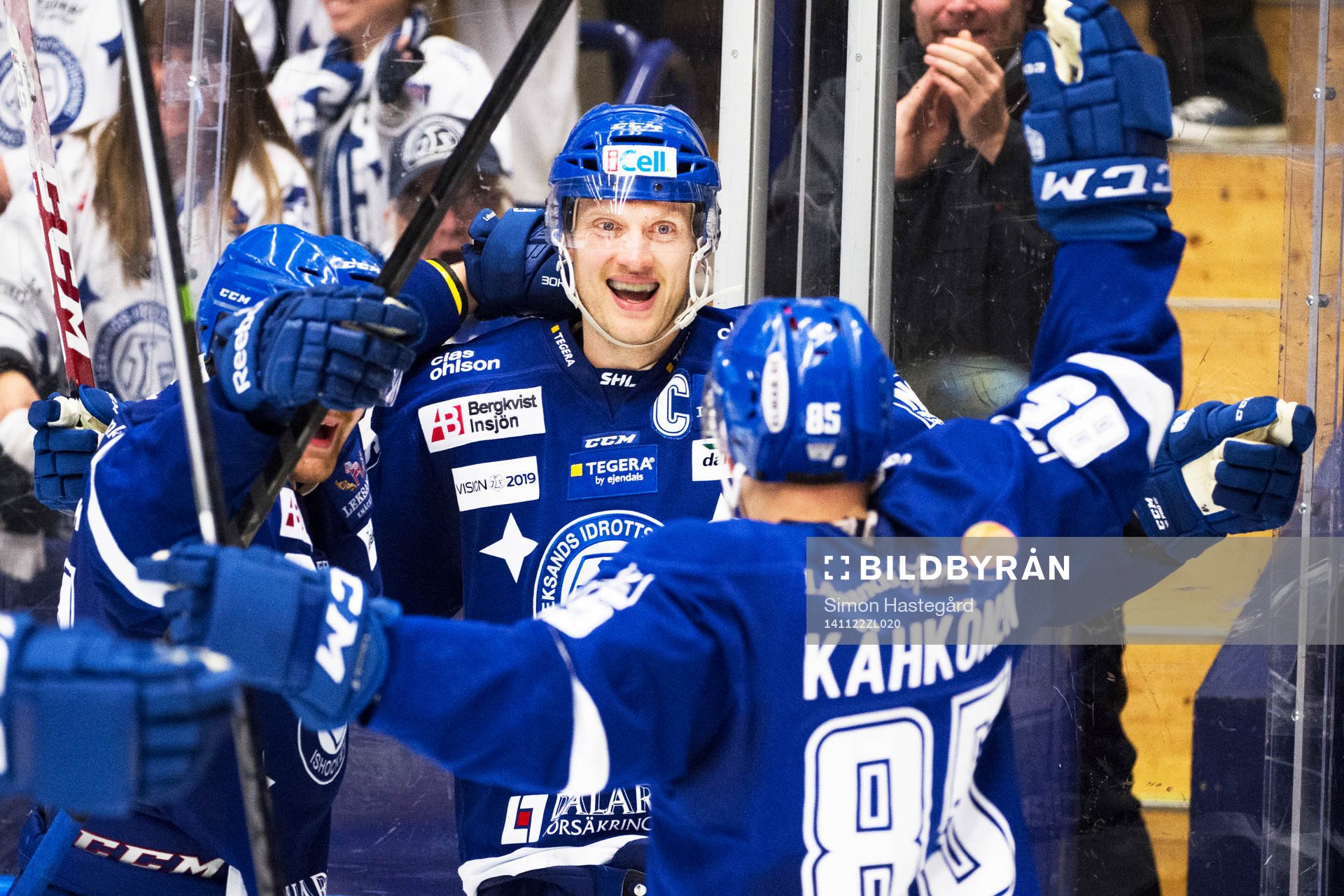 Leksands Mattias Ritola, Johan Ryno och Toni Kähkönen