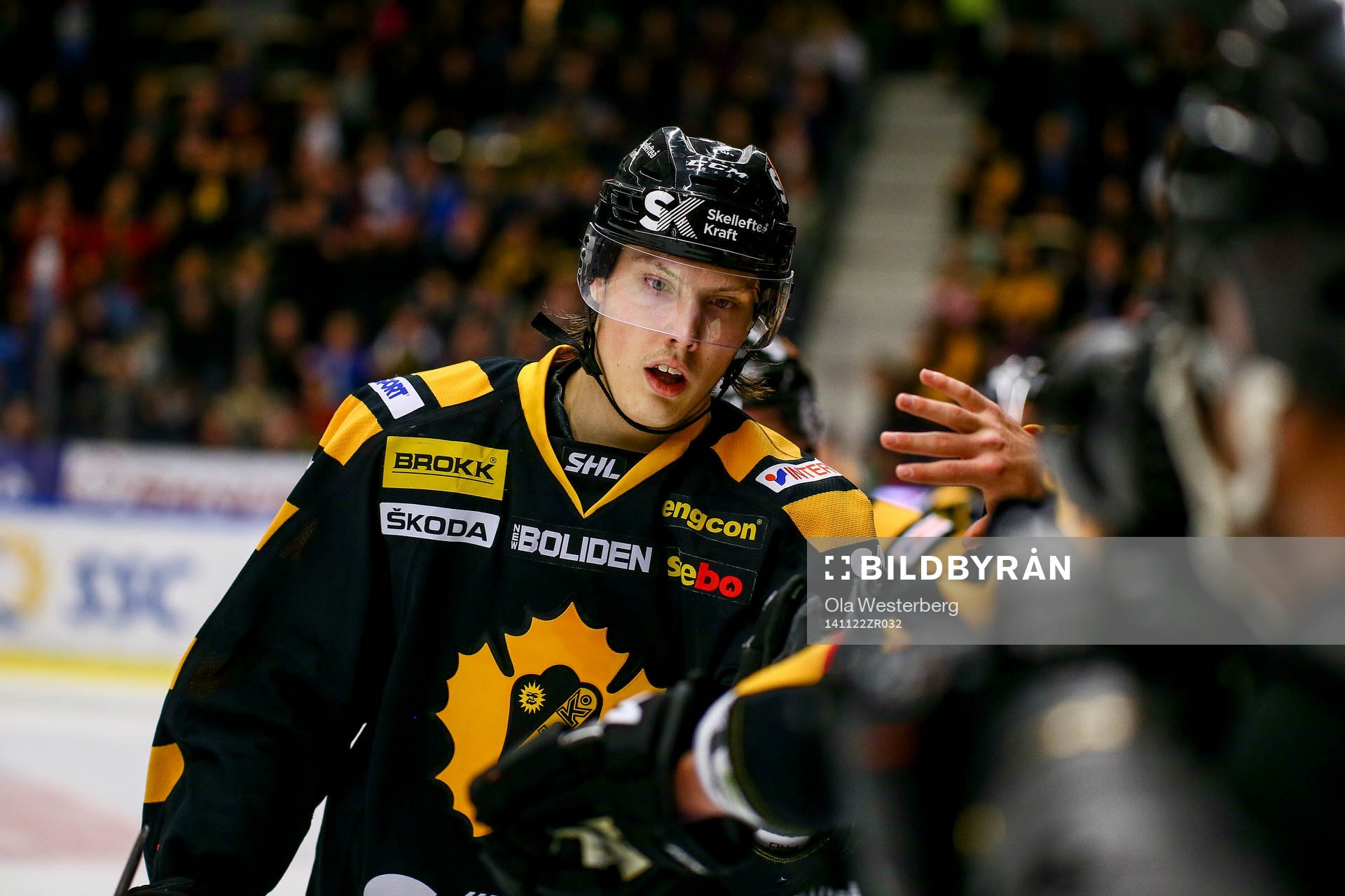 Skellefteås Oscar Sundqvist jublar