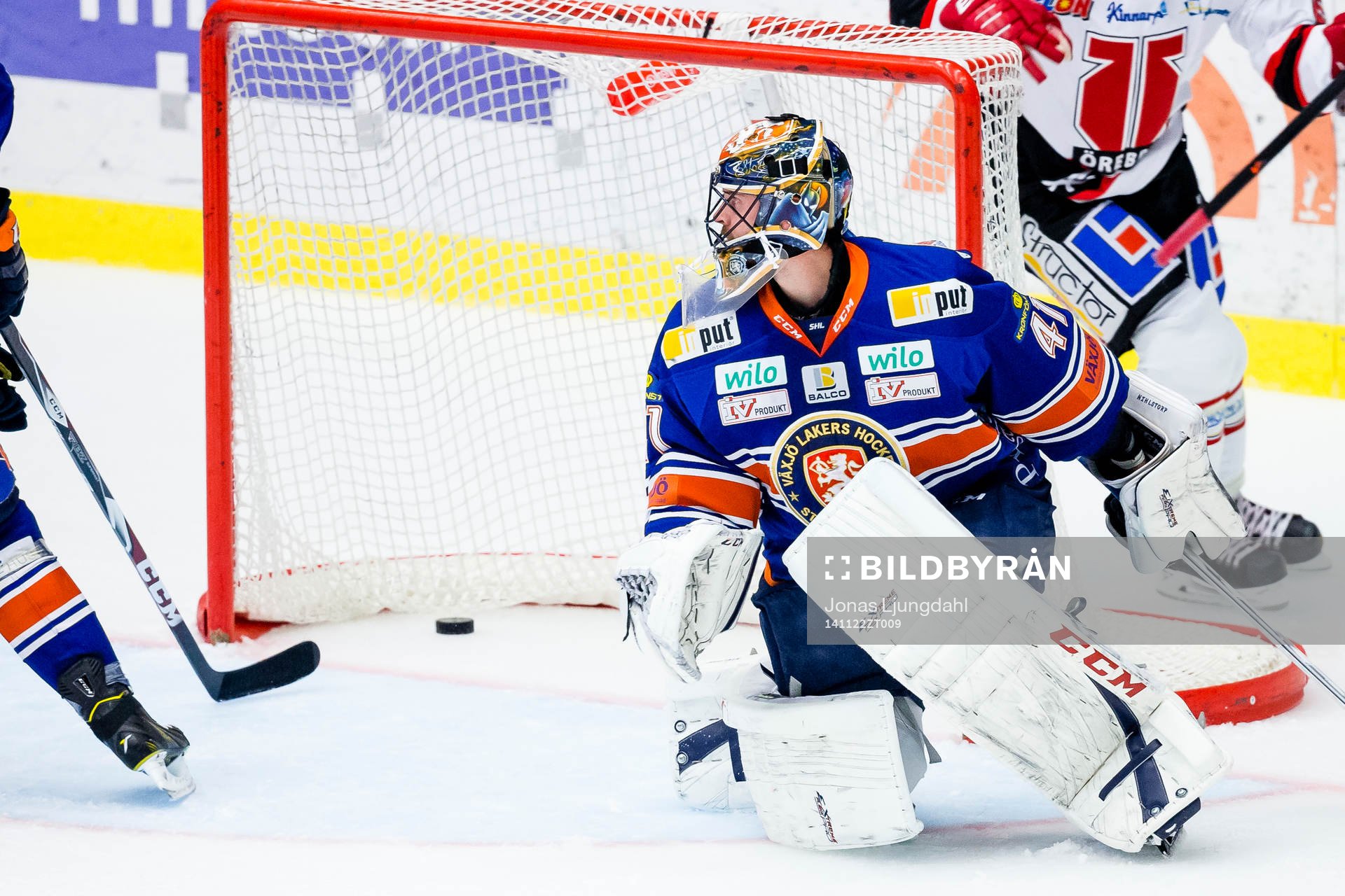 Växjös målvakt Cristopher Nihlstorp deppar