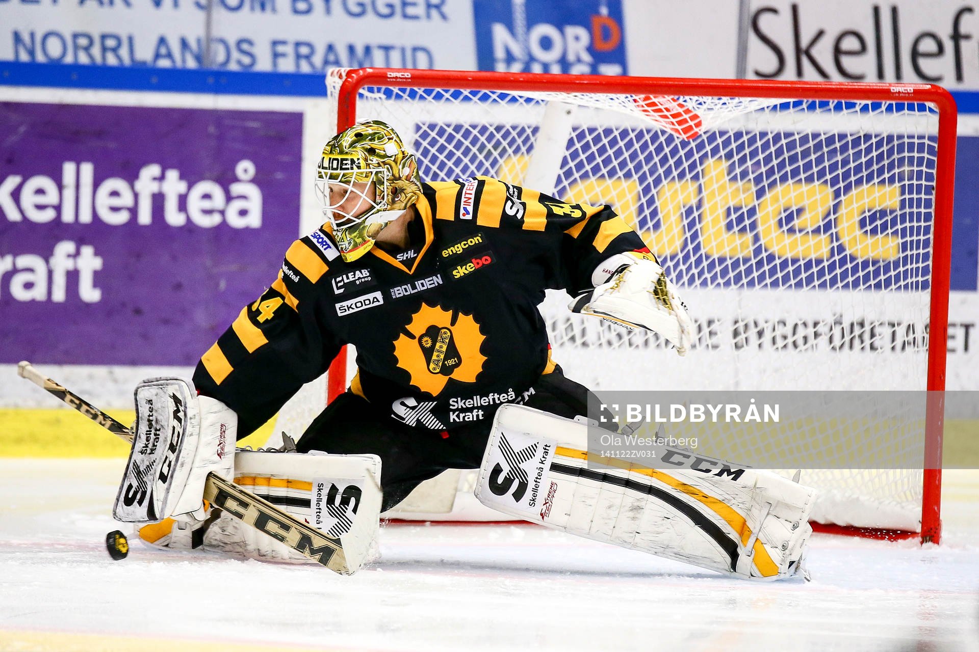 Skellefteås målvakt Erik Hanses