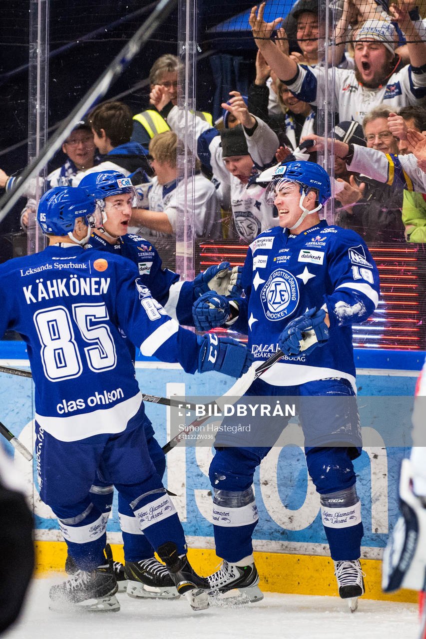 Leksands Martin Grönberg, Toni Kähkönen  och Tobias