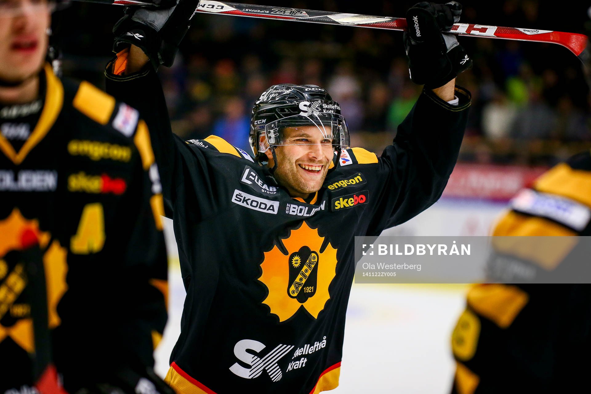 Skellefteås Rob Schremp jublar