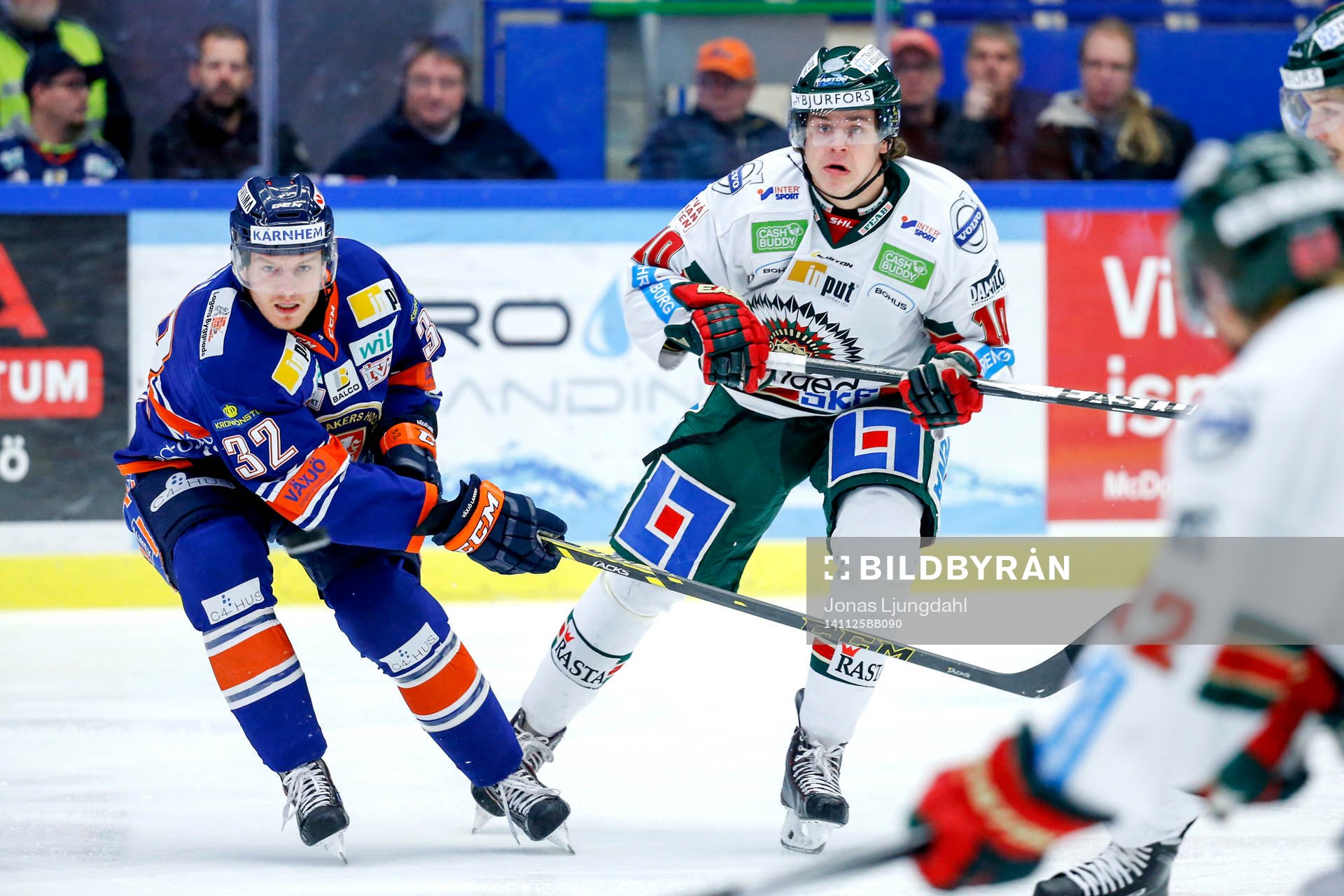 Växjös Nick Johnson och Frölundas Mattias Janmark