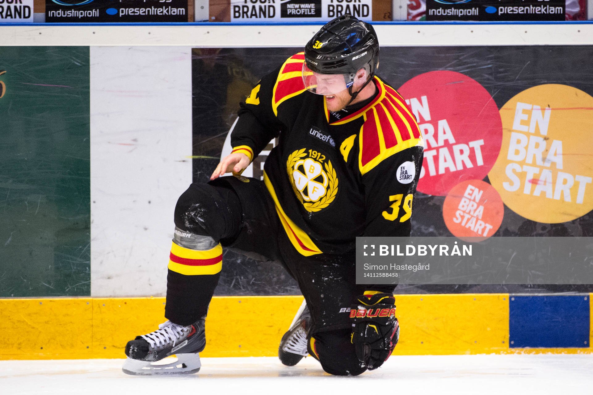 Brynäs Jonas Nordquist har ont
