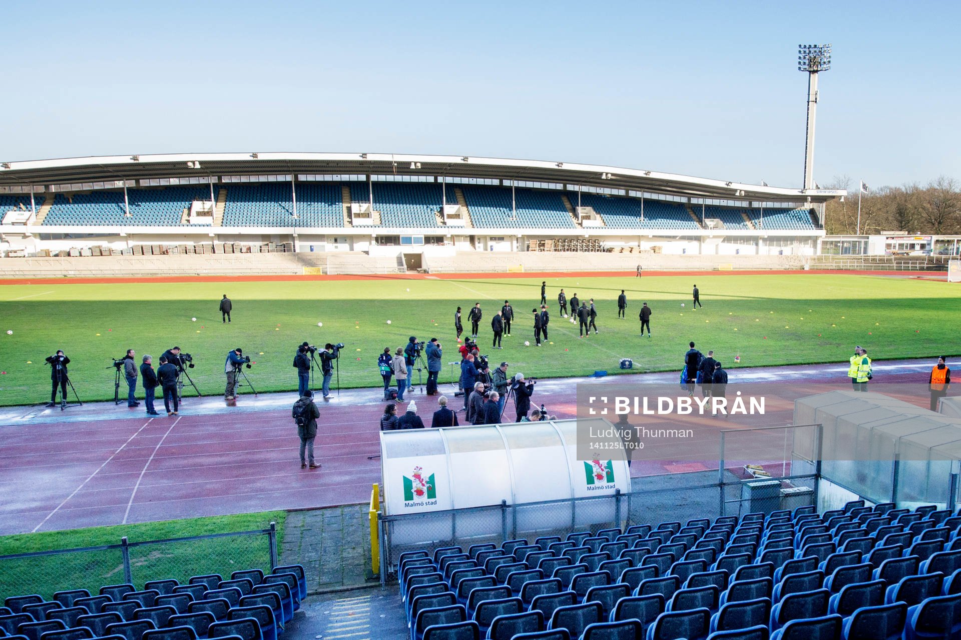 Översiktsbild över Malmö Stadion
