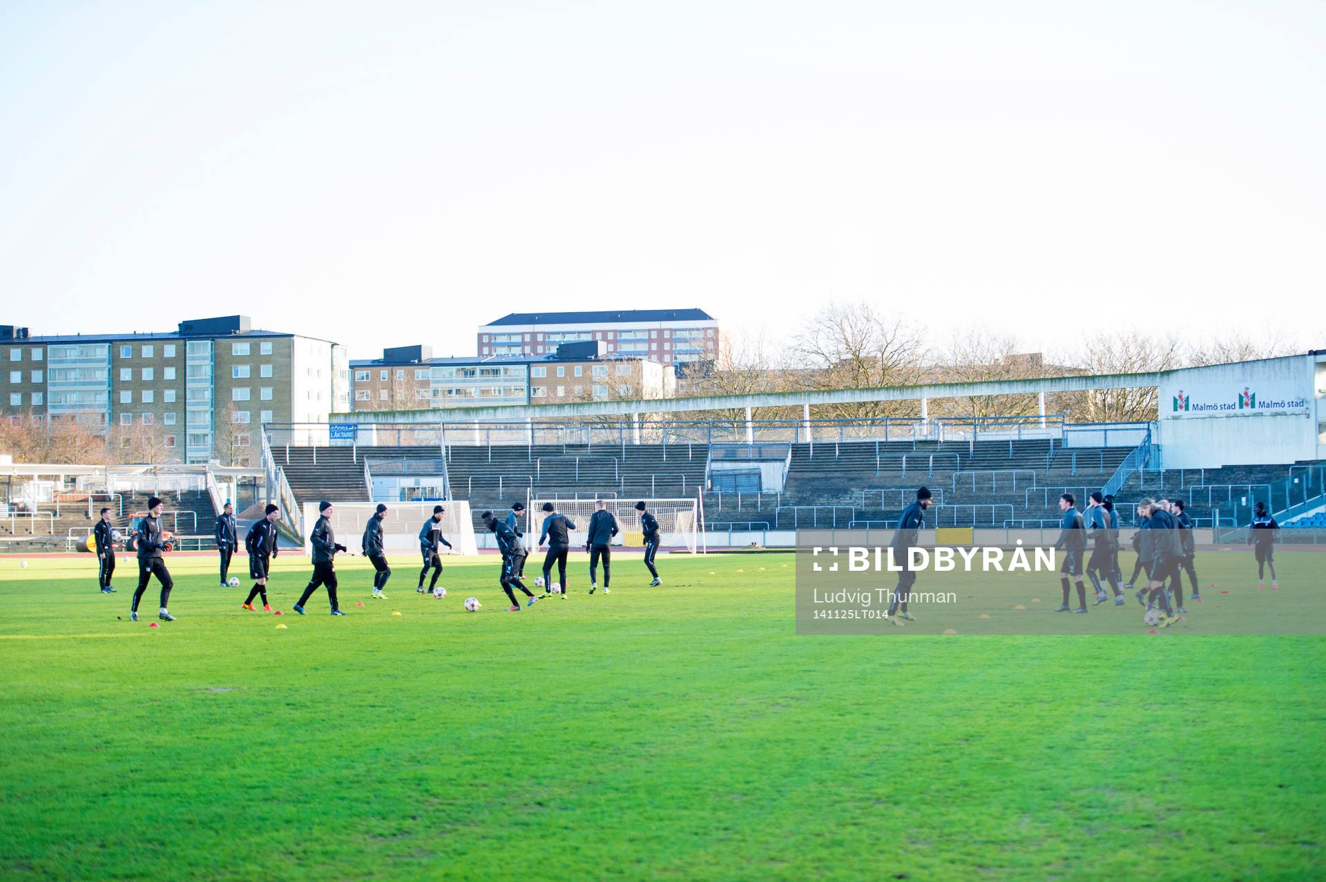 Översiktsbild över Malmö Stadion