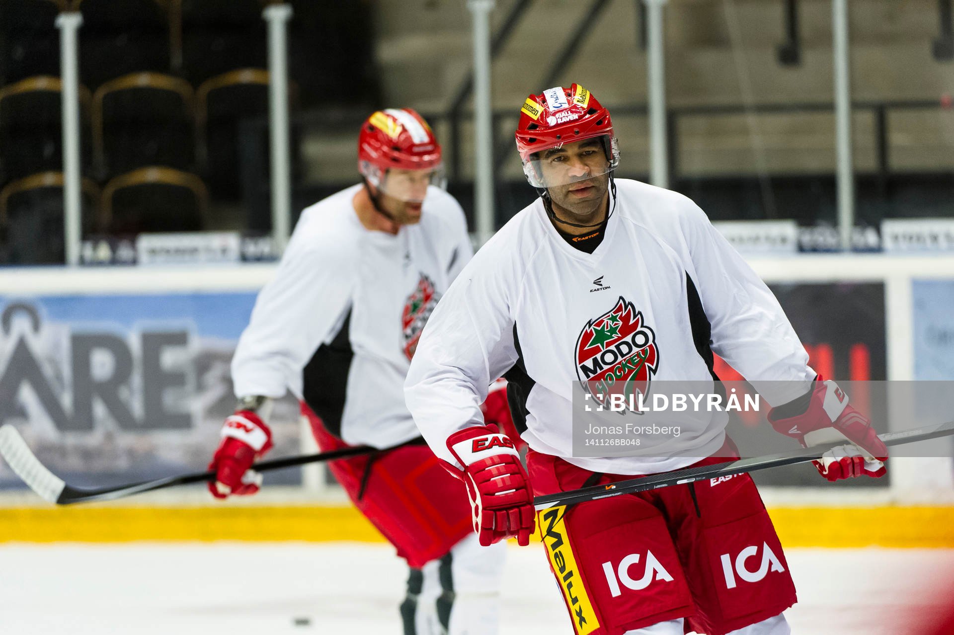 Donald Brashear, Gaétan Royer och tränar med sina