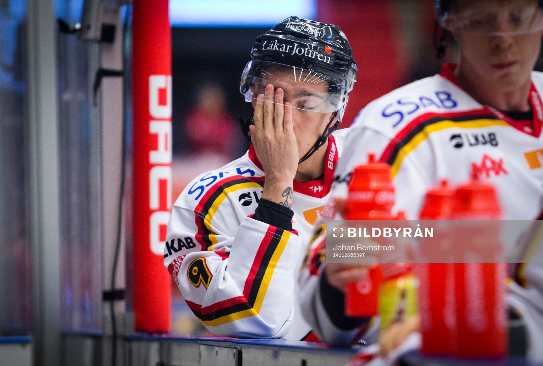 Luleås Johan Forsberg deppar
