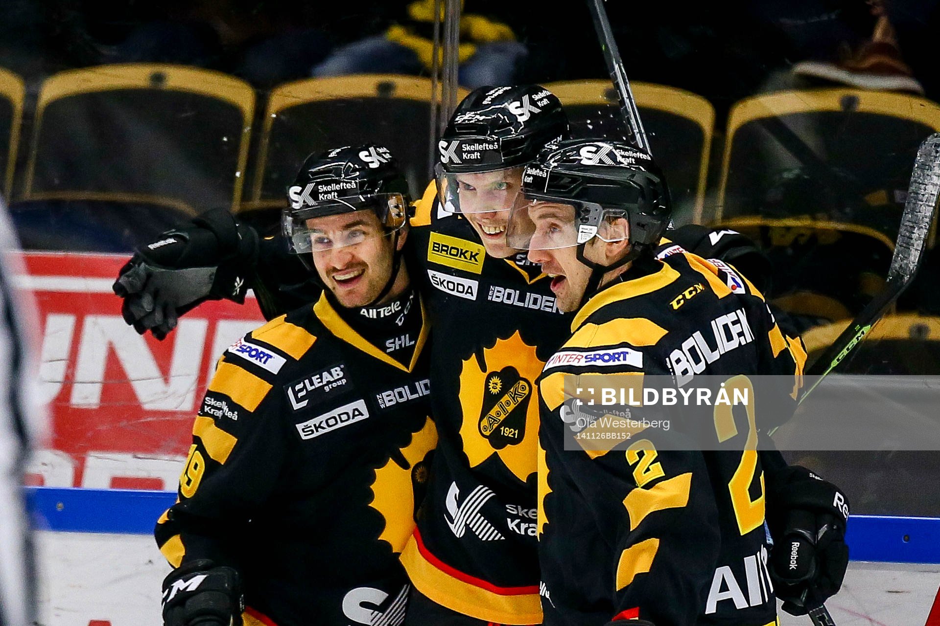 Skellefteås Oscar Sundqvist jublar
