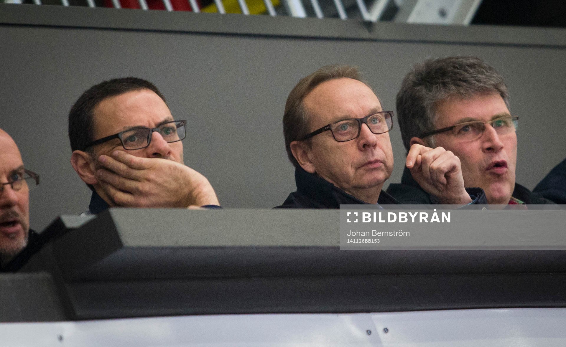 Tre Kronors tränare Pär Mårts och Peter Popovic på plats