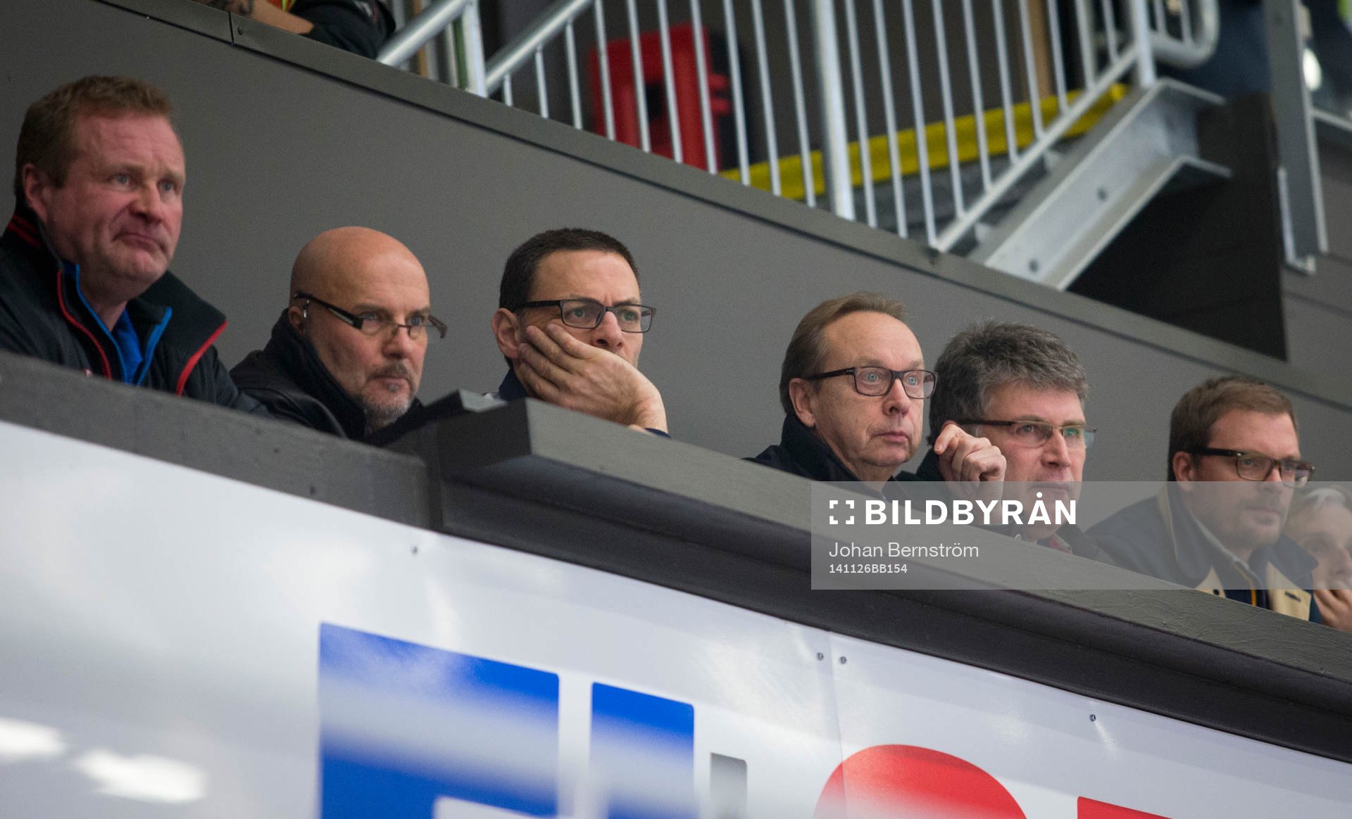 Tre Kronors tränare Pär Mårts och Peter Popovic på plats