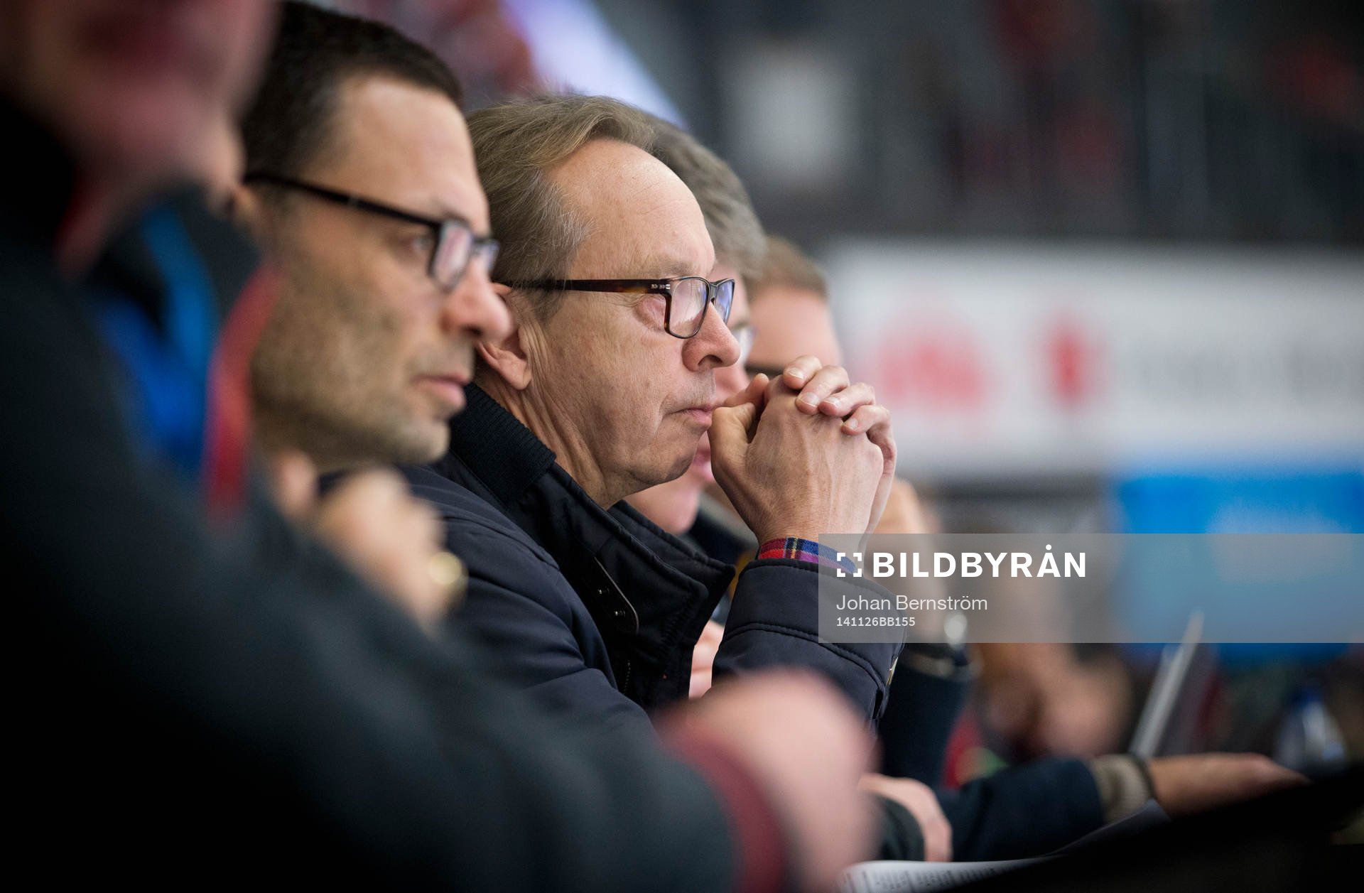 Tre Kronors tränare Pär Mårts och Peter Popovic på plats