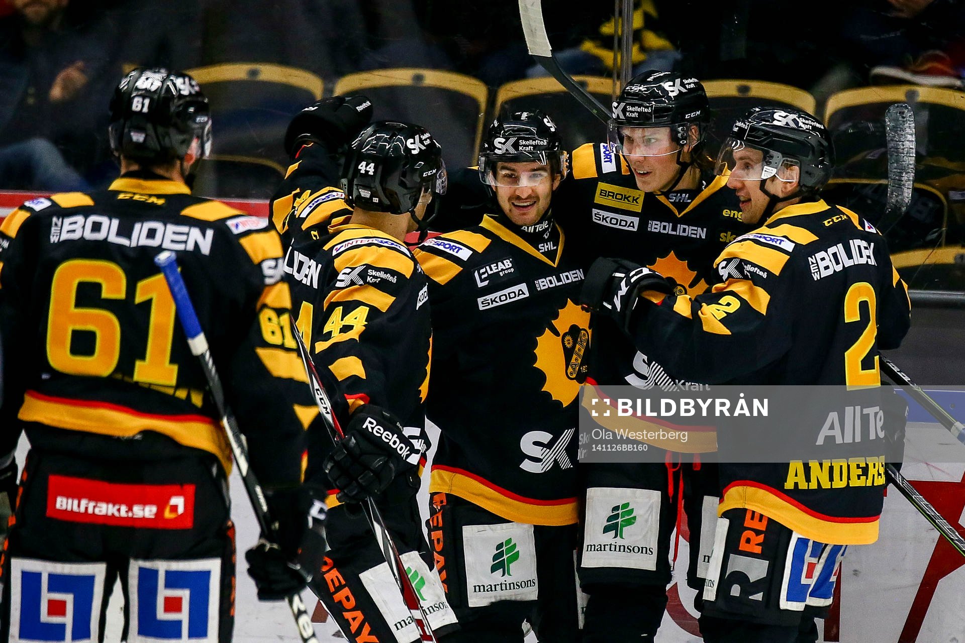 Skellefteås Oscar Sundqvist jublar