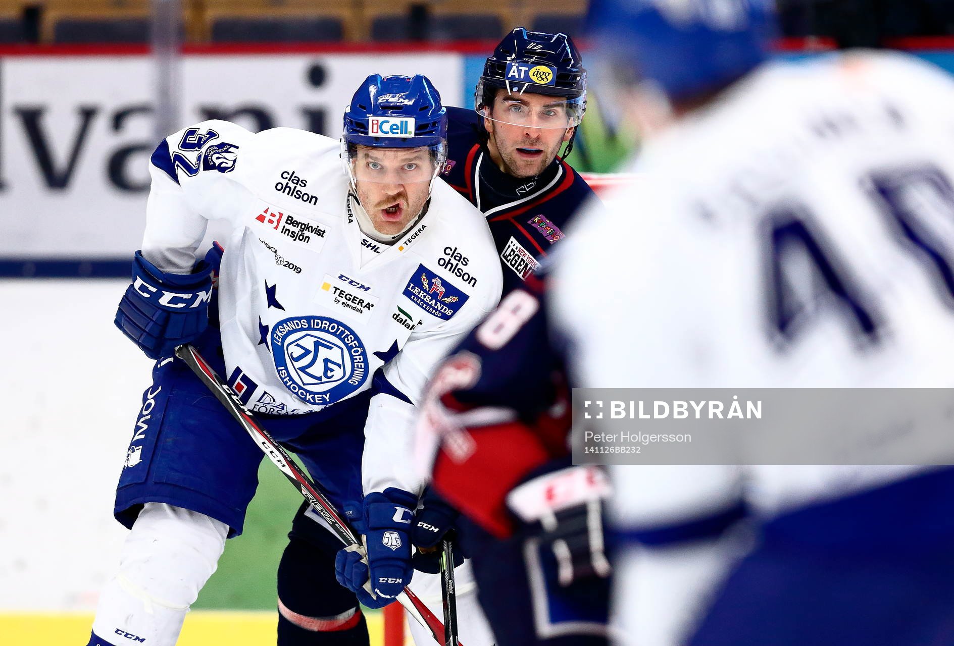 Leksands Jens Bergenström och Linköpings David Rautio