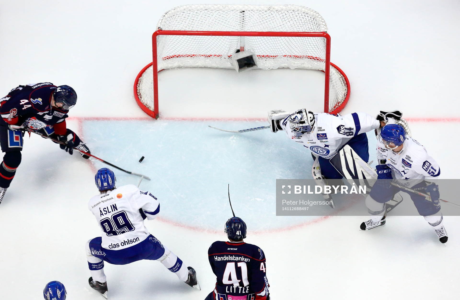 Mål 3-2 av Linköpings Jonas Junland förbi Leksands